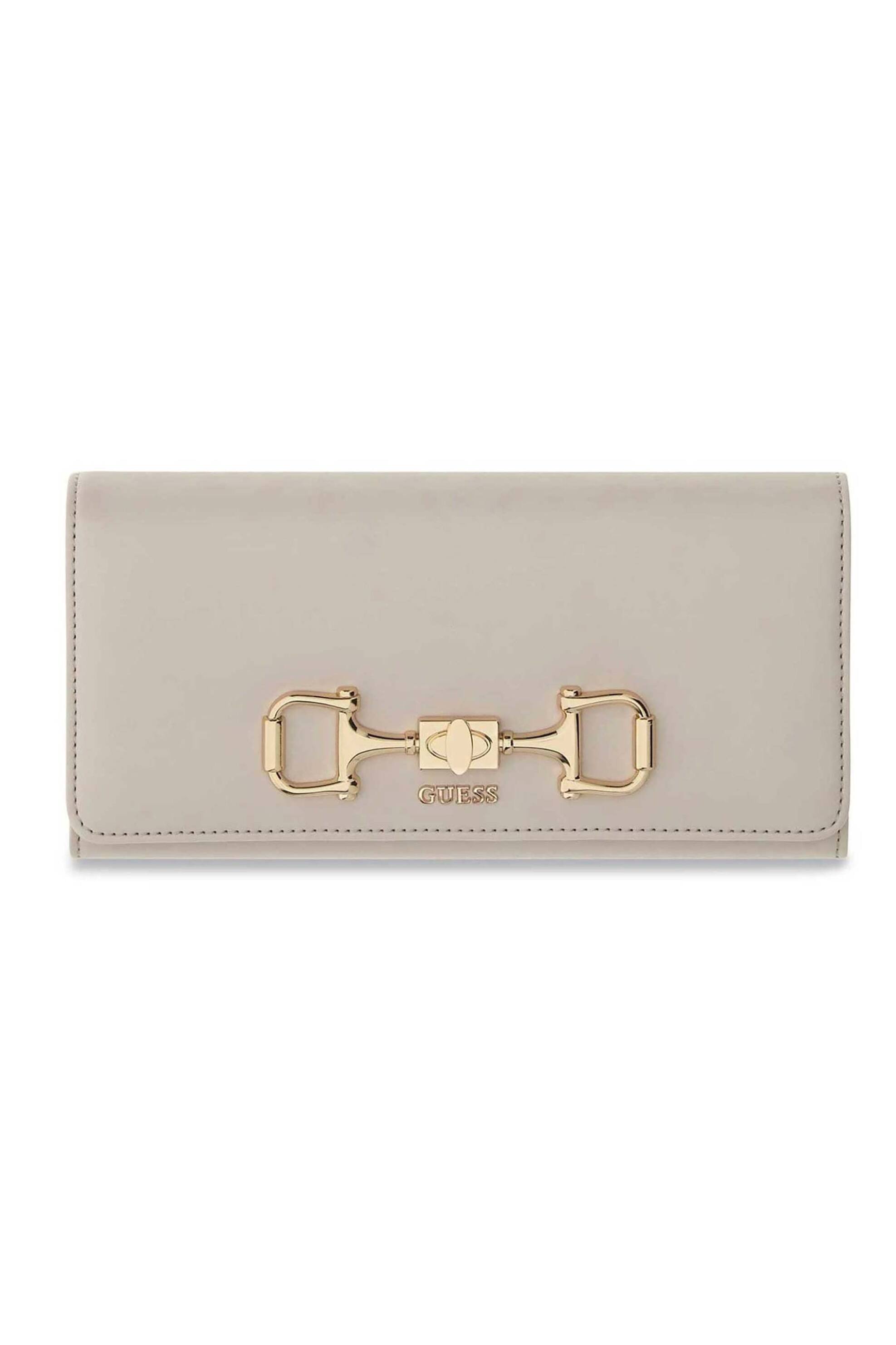 Guess γυναικείο πορτοφόλι "Janie" - SWVG9910155 Εκρού