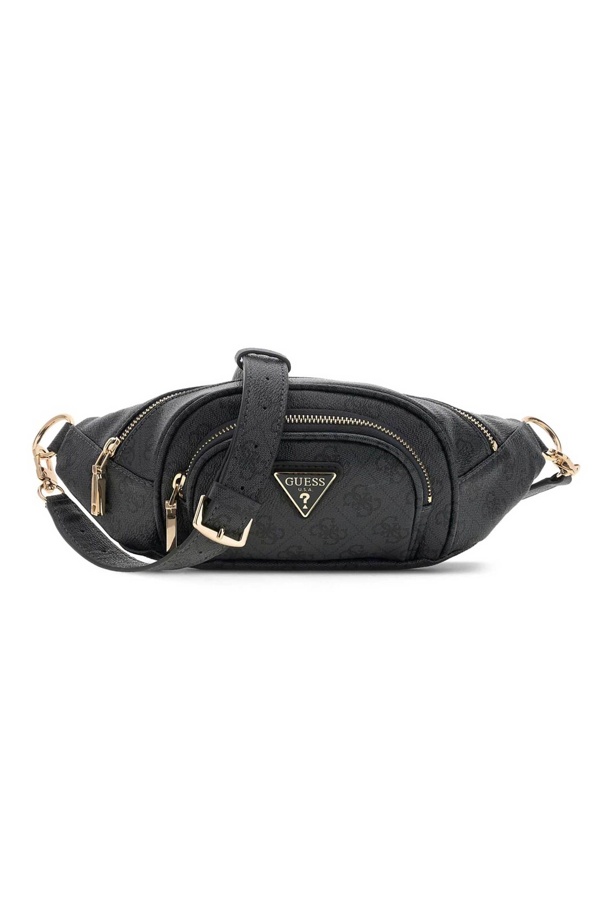 Guess γυναικεία τσάντα μέσης/crossbody "Latona" - TWHB9211080 Μαύρο