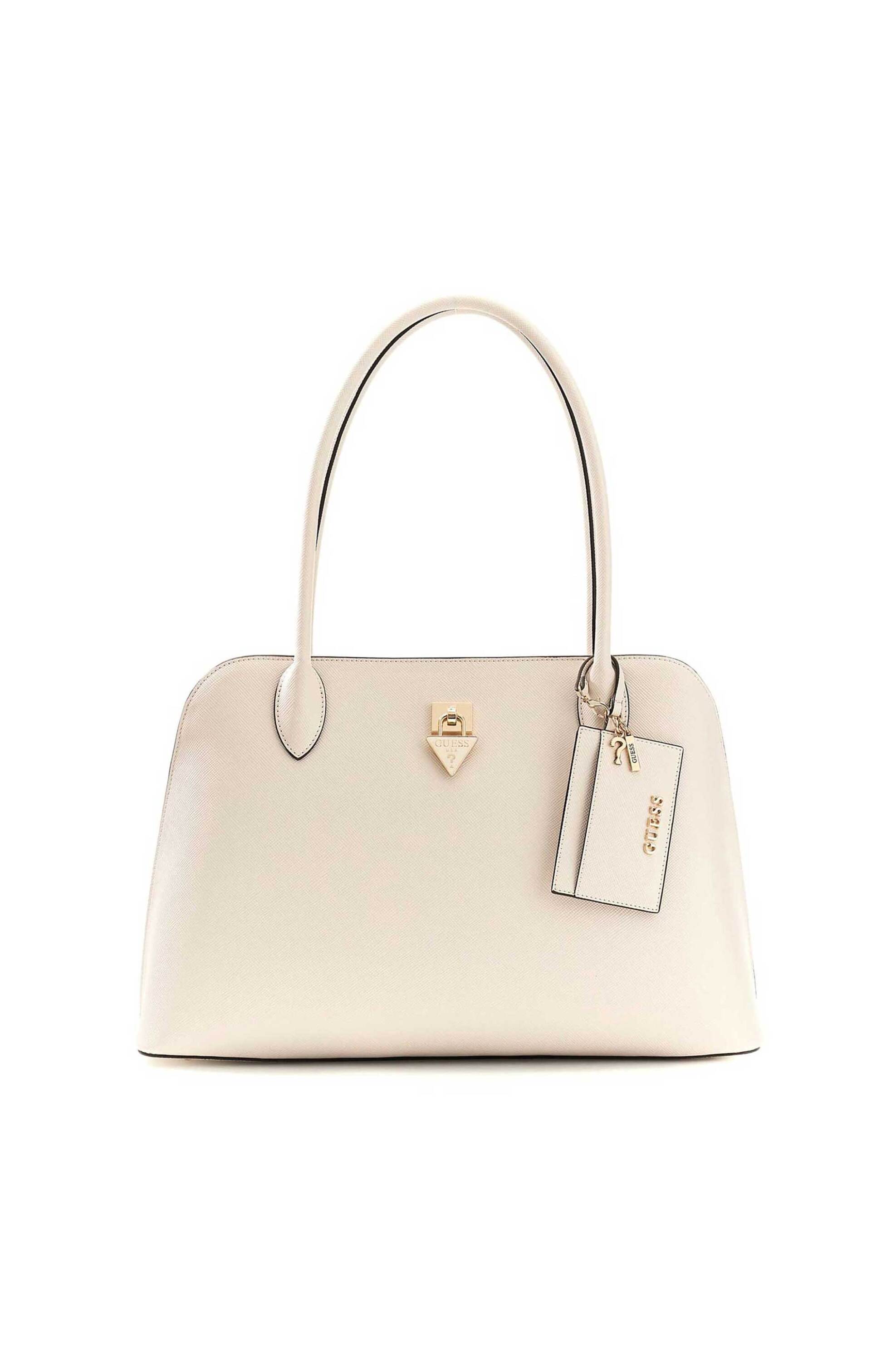Guess γυναικεία τσάντα tote "Patsie" - TWSN9919024 Εκρού