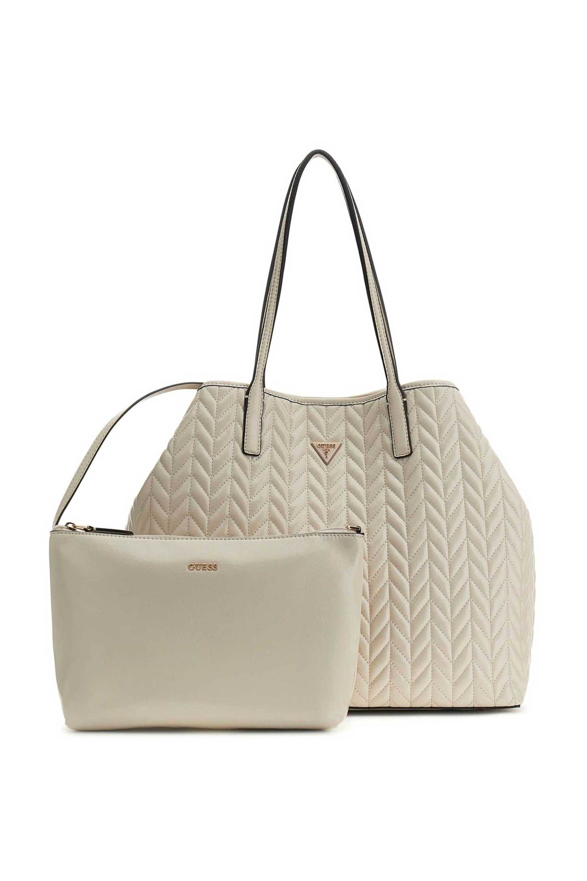Guess γυναικεία τσάντα tote 2 in 1 "Cheryl Large" - HWTQ9720240 Εκρού