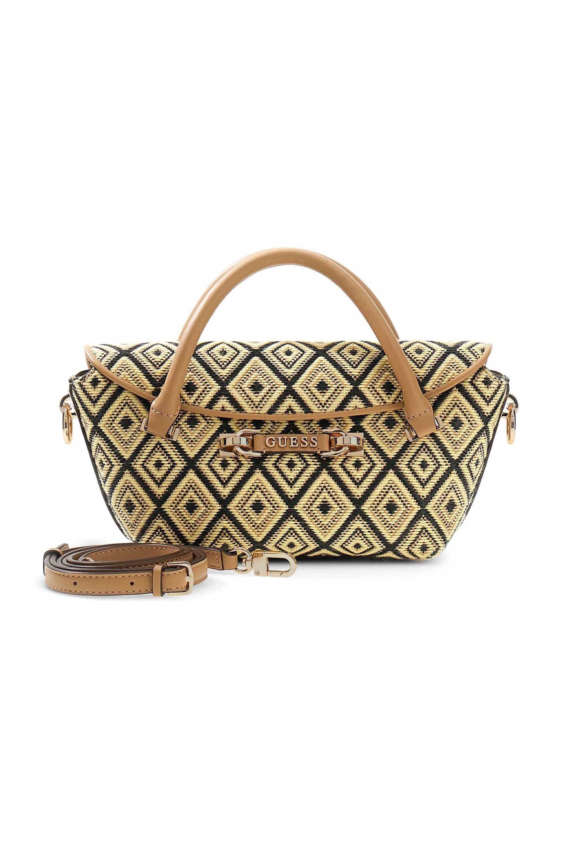 Guess γυναικεία τσάντα χειρός "Sophia Mini" - HWWG9913760 Κίτρινο Ανοιχτό