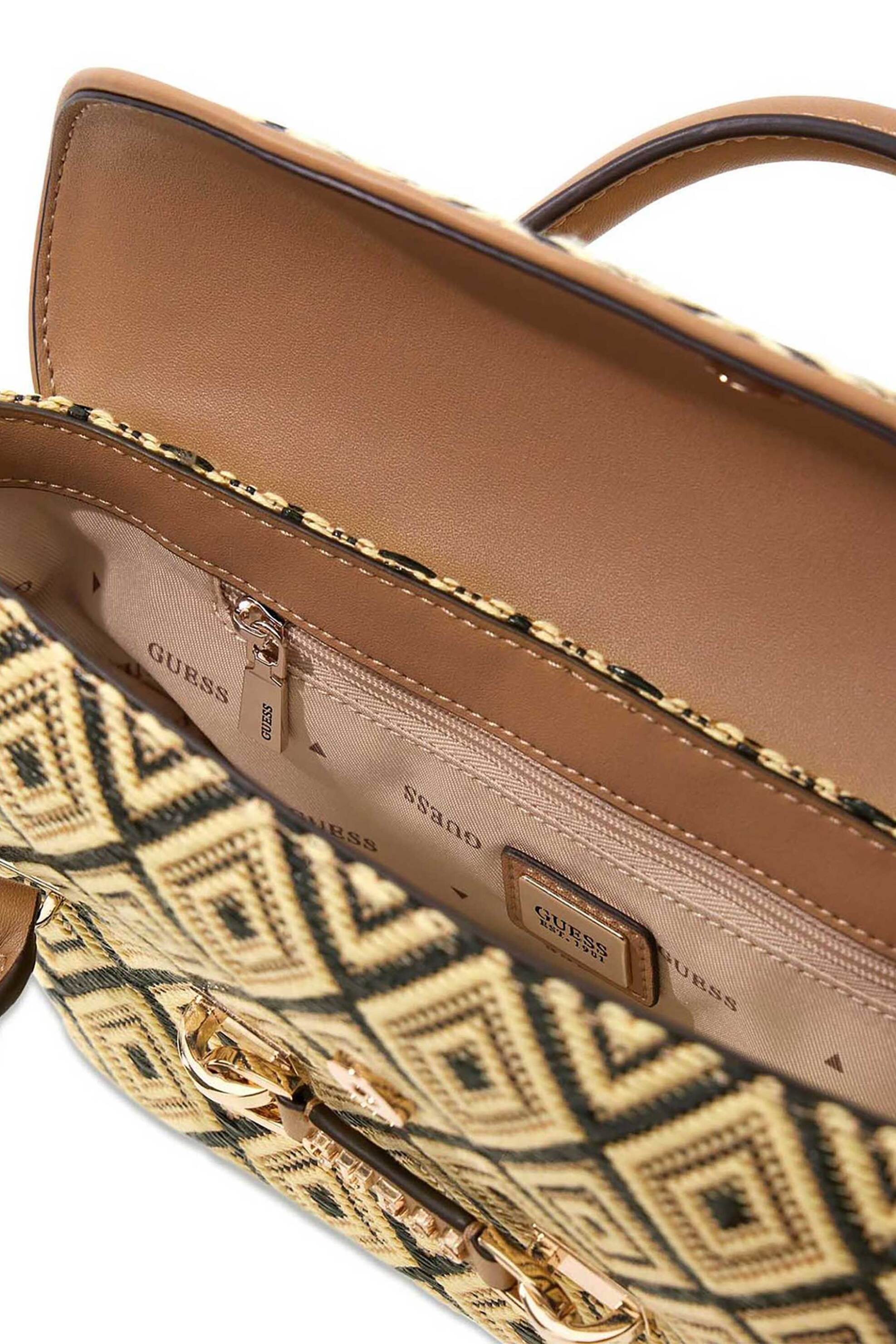GUESS Guess γυναικεία τσάντα χειρός "Sophia Mini" - HWWG9913760 Κίτρινο Ανοιχτό - 3