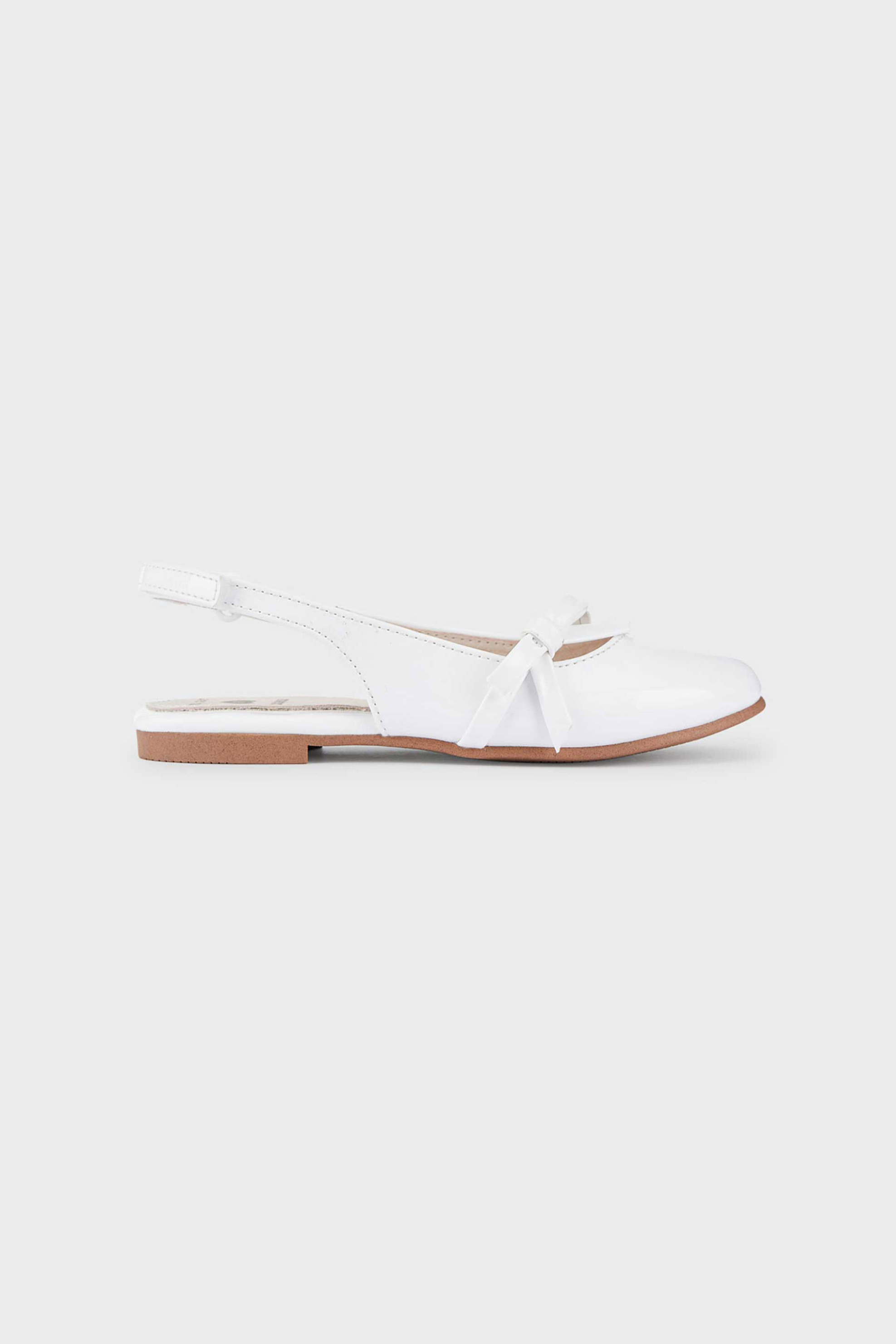 Mayoral παιδικές μπαλαρίνες με velcro (31-35) - 45439 Λευκό
