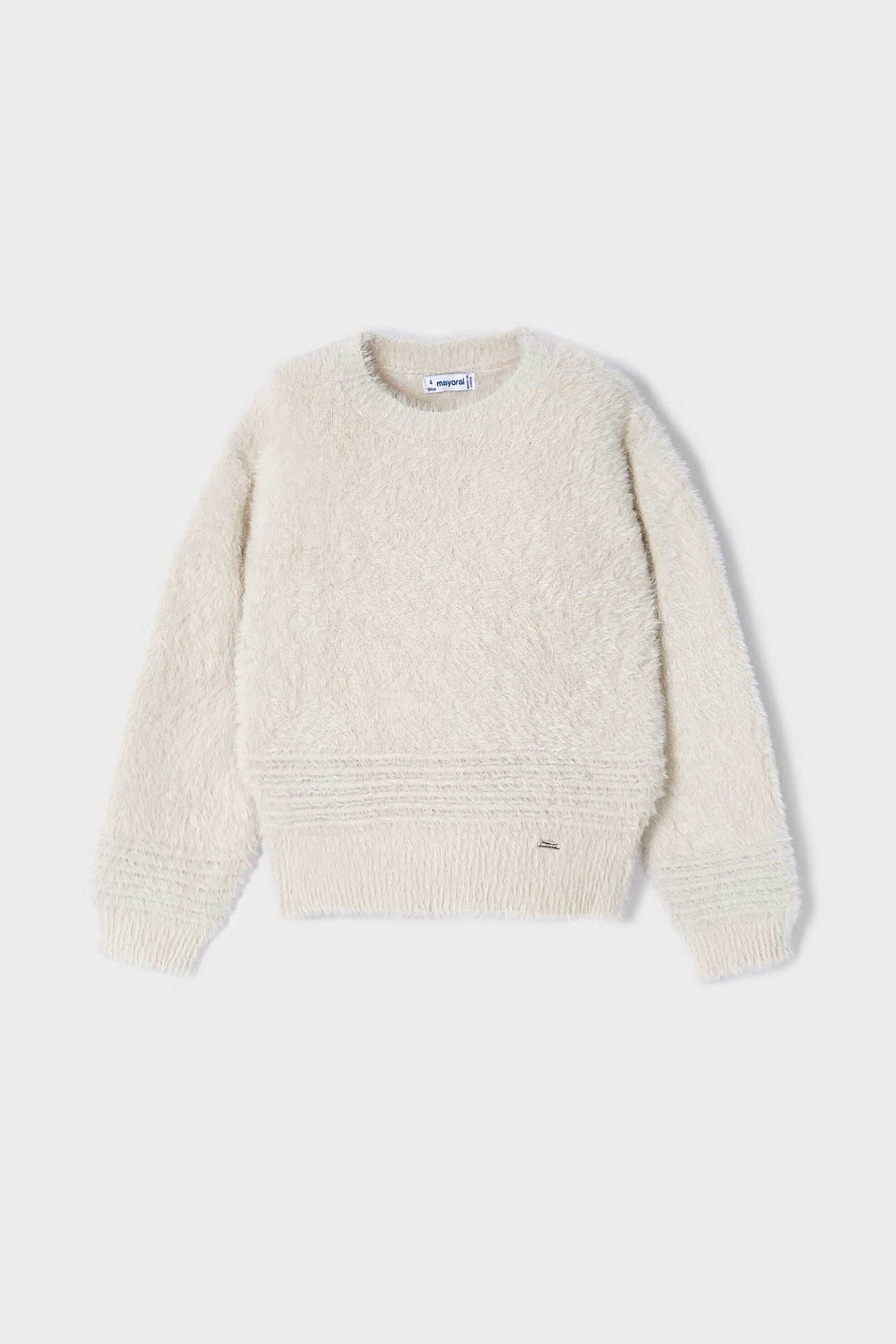 MAYORAL Mayoral παιδικό πλεκτό γούνινο - 4305 Μπεζ