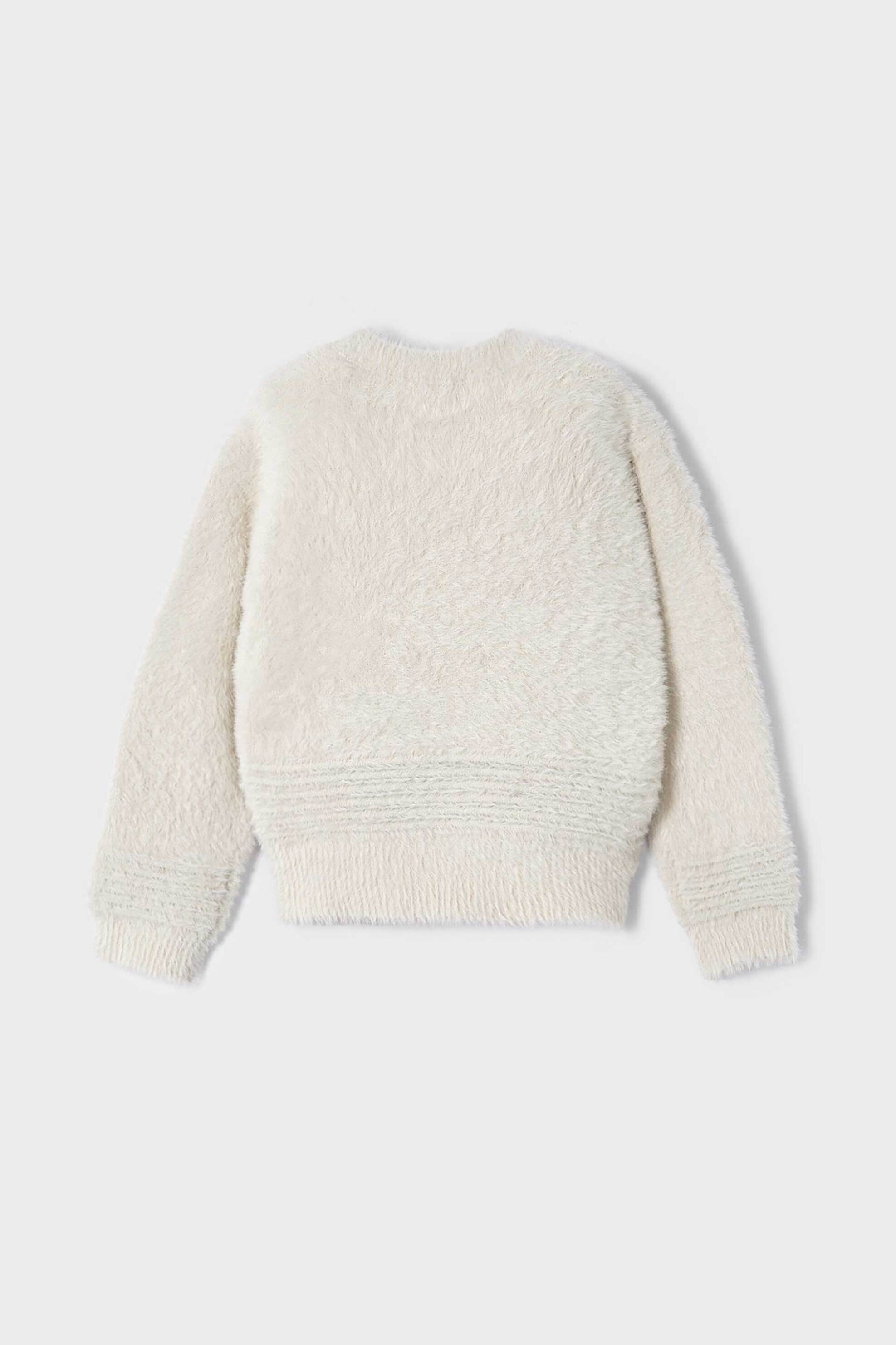 Mayoral παιδικό πλεκτό γούνινο - 4305 Μπεζ φωτογραφία