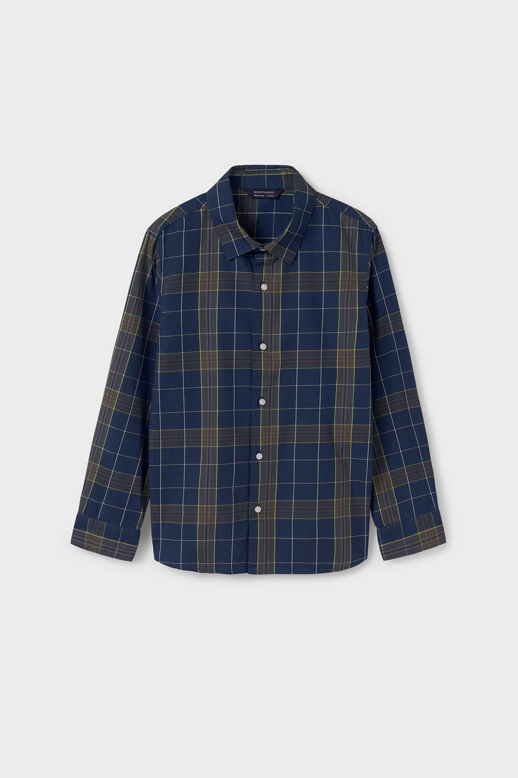 Mayoral παιδικό πουκάμισο καρό - 7110 Μπλε φωτογραφία