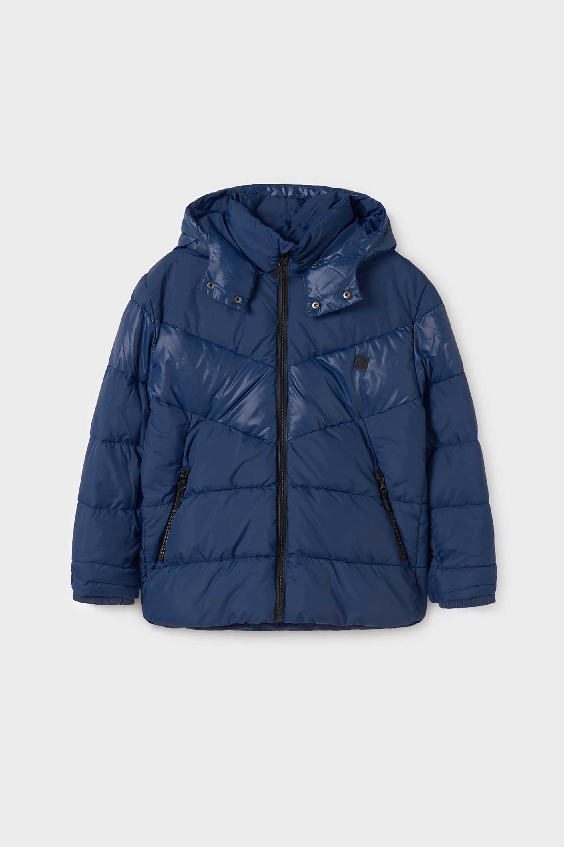Mayoral παιδικό μπουφάν καπιτονέ με αποσπώμενη κουκούλα - 7457 Μπλε