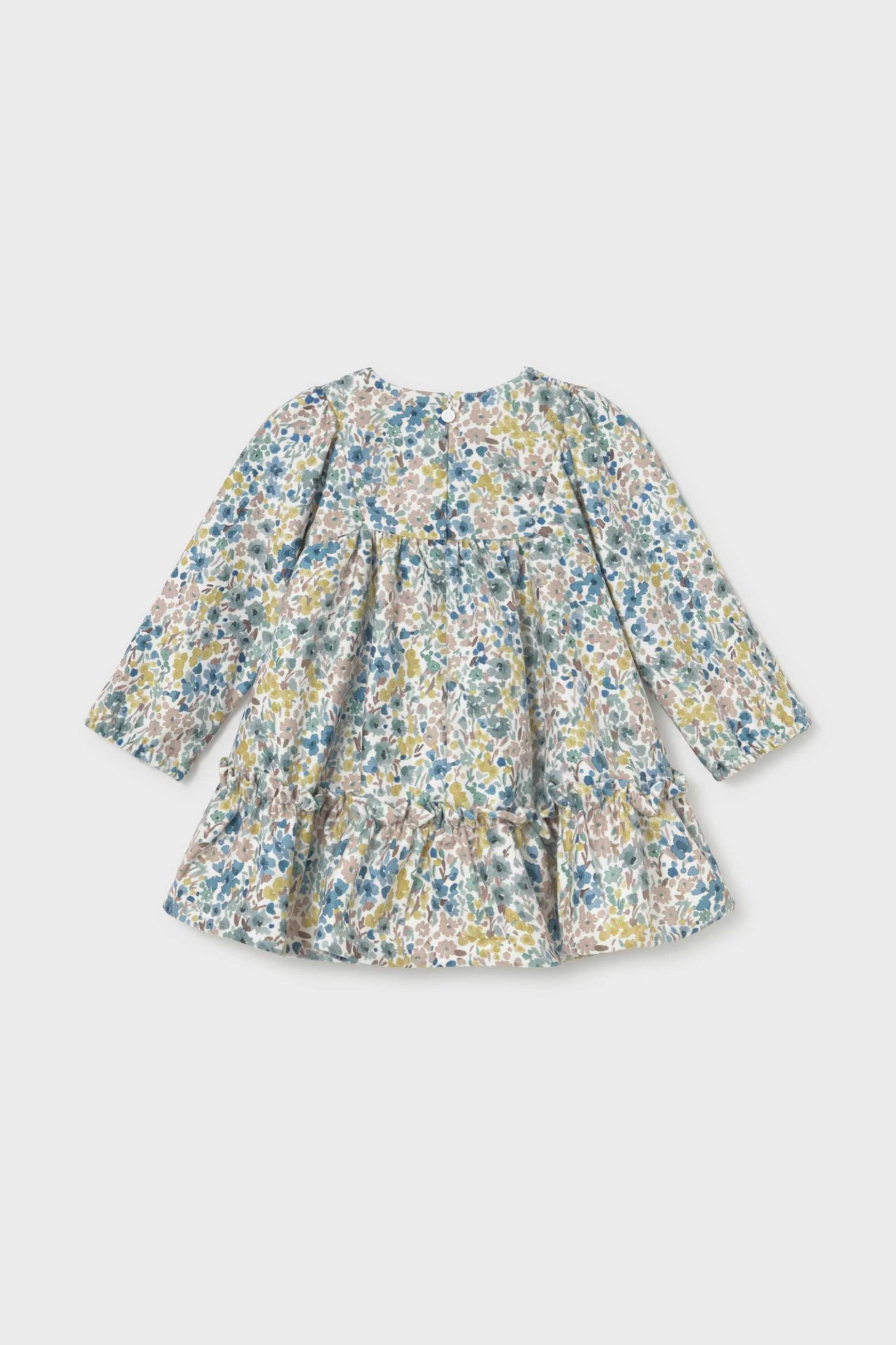 Mayoral Παιδικό Φόρεμα με Floral Print - 2946-W27 Πράσινο Ανοιχτό