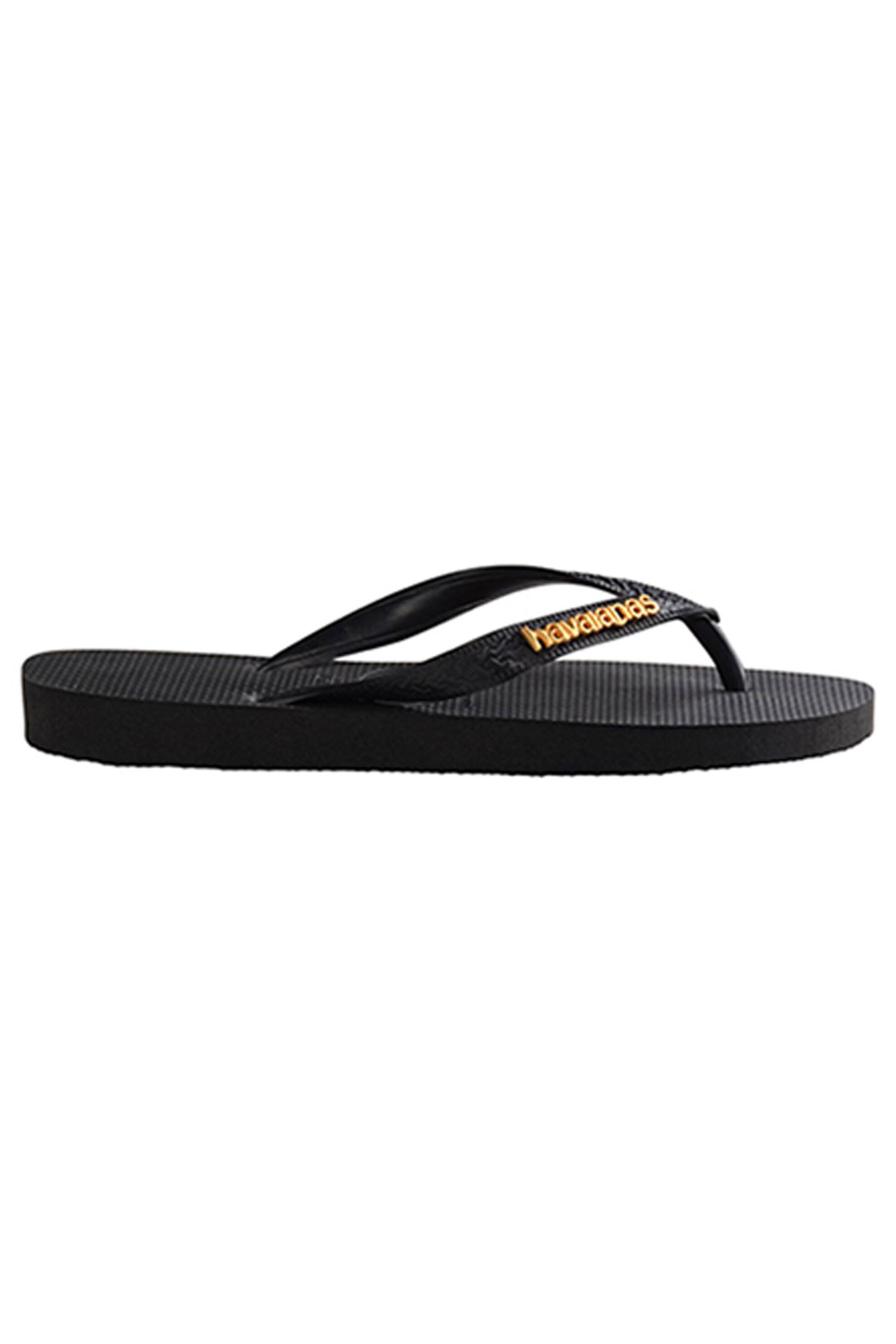 Havaianas Γυναικείες Σαγιονάρες Logo Metallic - 4127244 Μαύρο