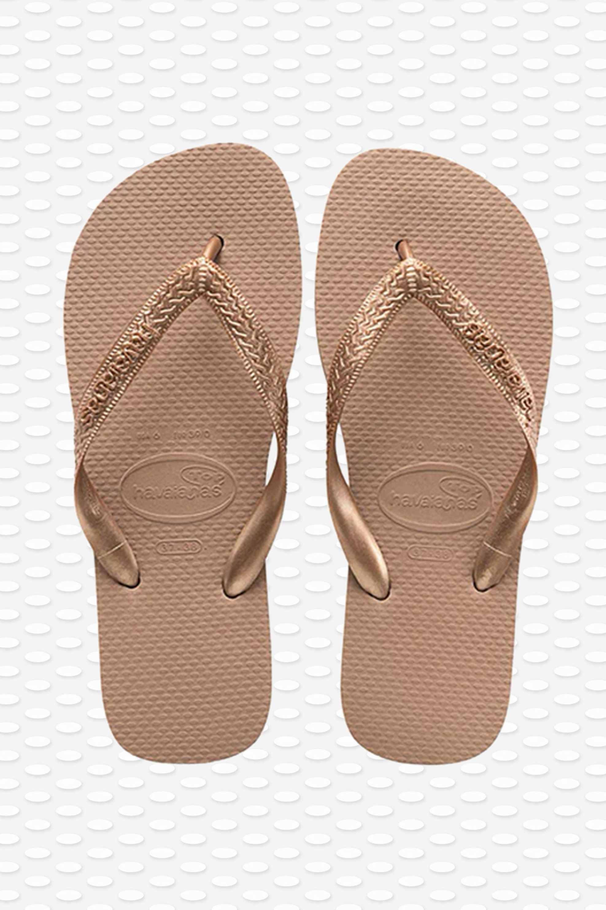 Havaianas γυναικείες σαγιονάρες ''Top Straps'' - 4137428 Χρυσό