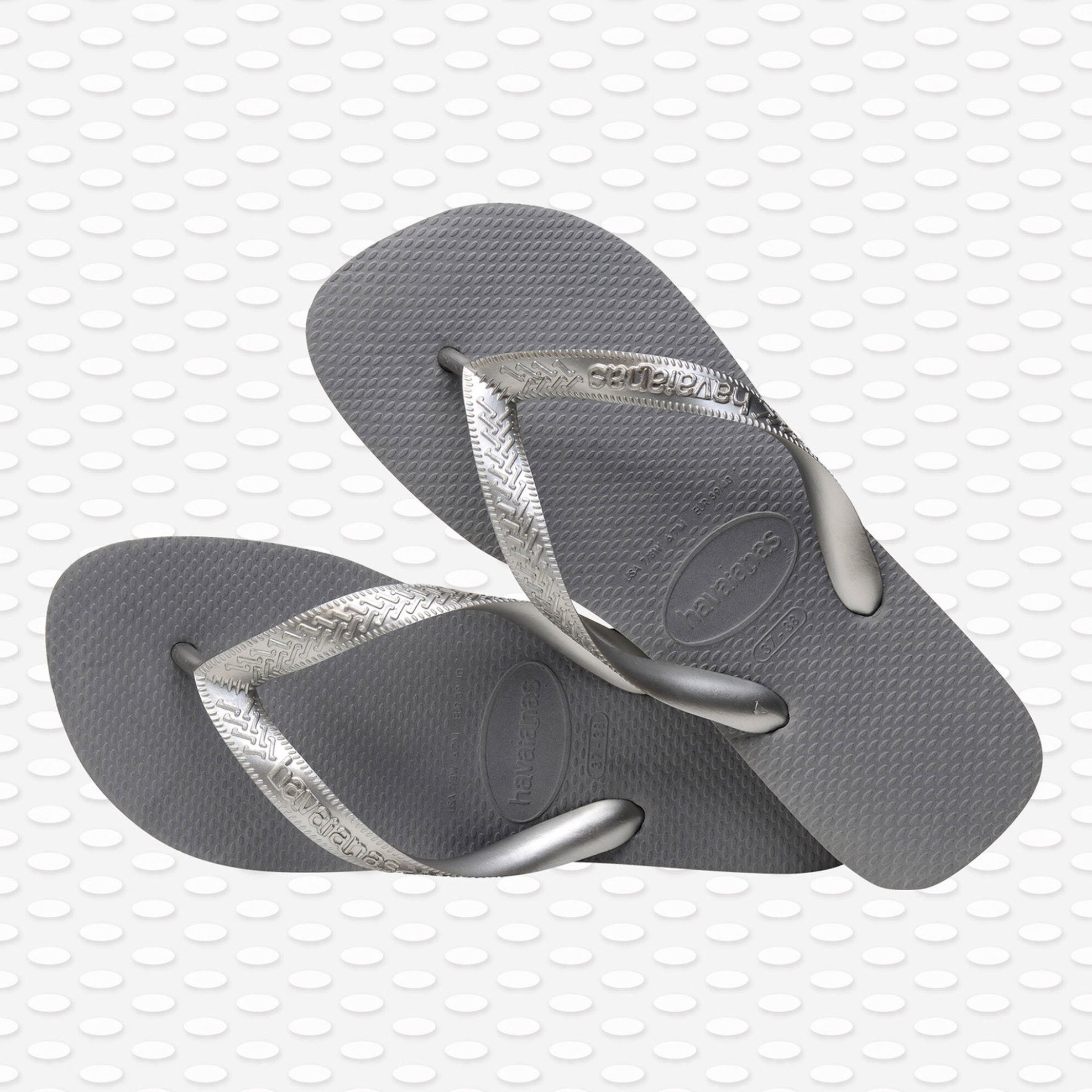 Havaianas Γυναικείες Σαγιονάρες Top Straps&Apos - 4137428 Γκρι