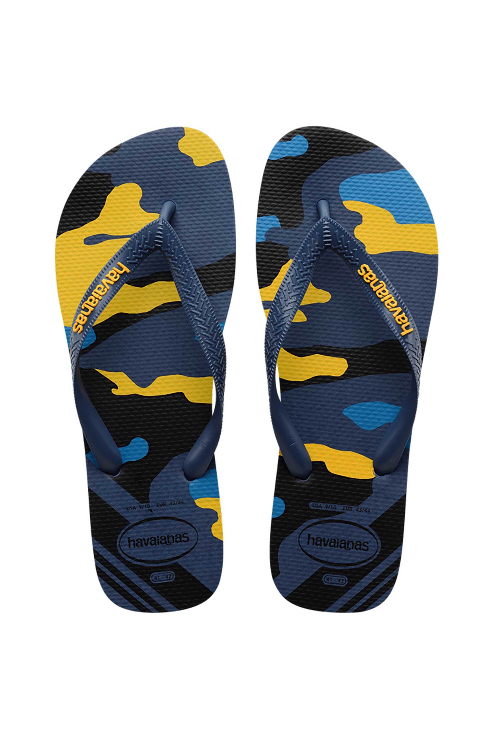 Havaianas ανδρικές σαγιονάρες με military pattern "Camo" - 4141398 Μπλε Σκούρο