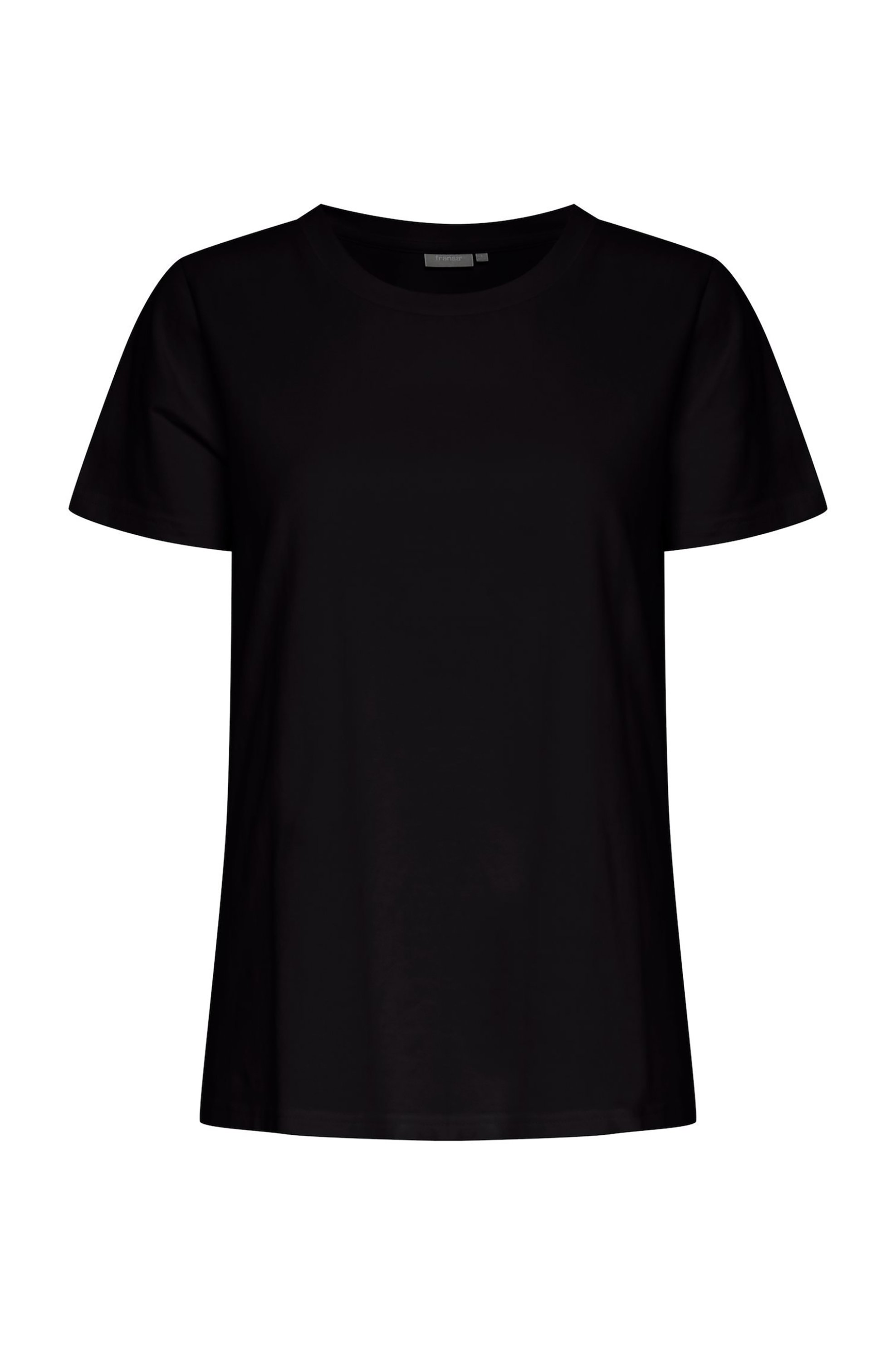 Fransa γυναικείο T-shirt μονόχρωμο Regular Fit - 20605388 Μαύρο φωτογραφία