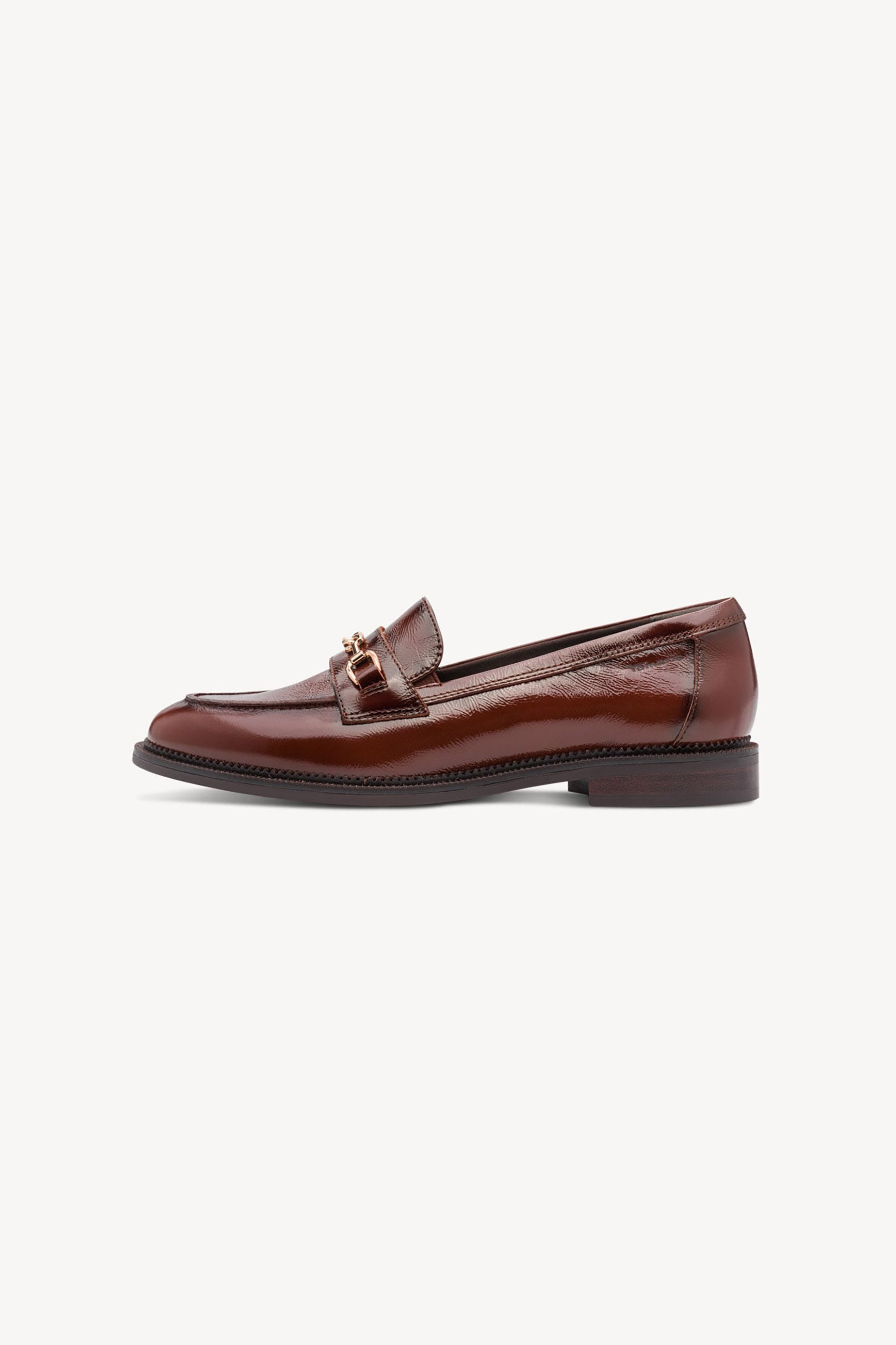 Tamaris γυναικεία δερμάτινα loafers - 1-24255-47 Καφέ