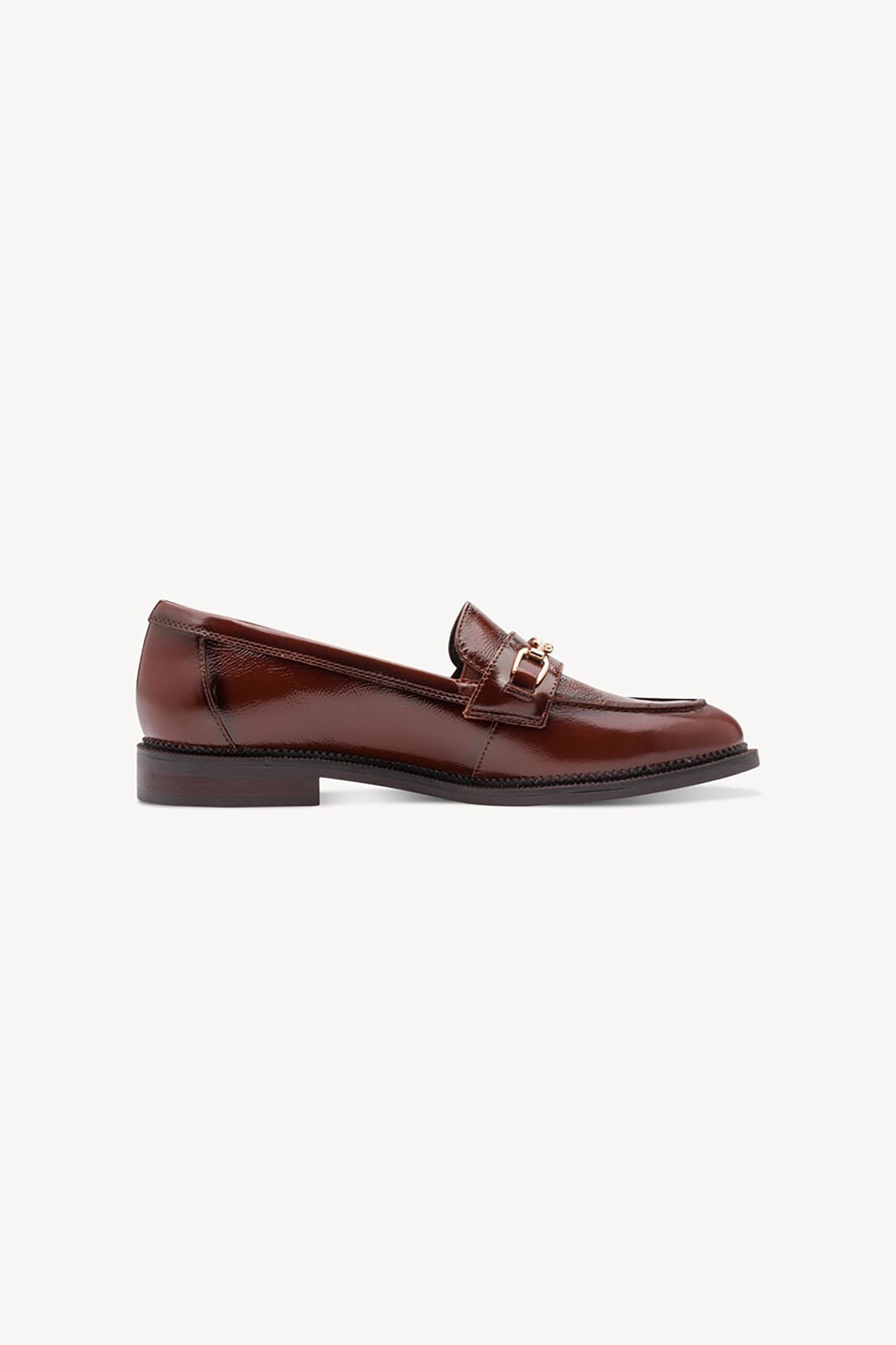 Tamaris γυναικεία δερμάτινα loafers - 1-24255-47 Καφέ