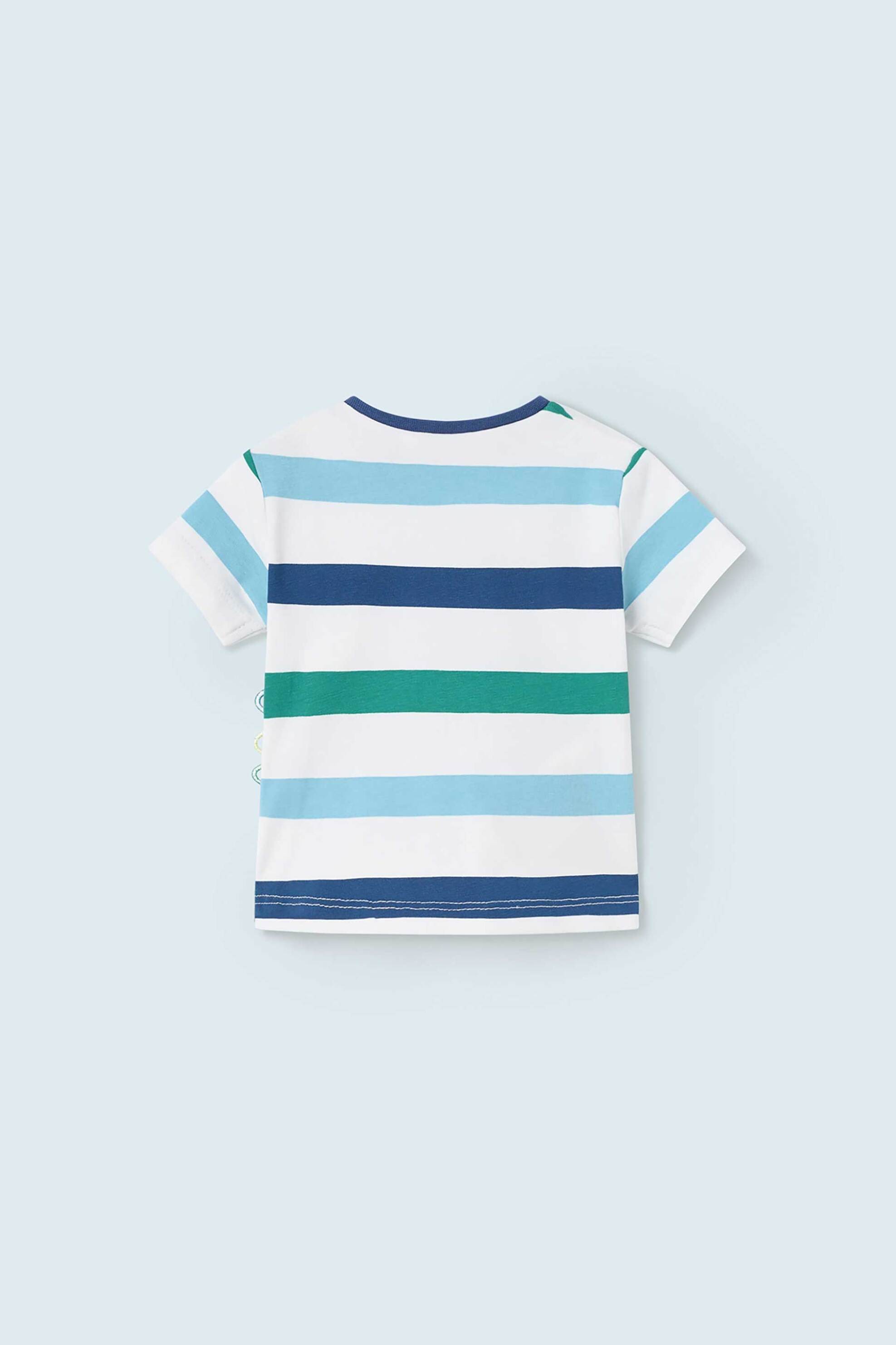 Mayoral Βρεφικό Σετ Ρούχων με T-Shirts Dinosaur Print (2 Τεμάχια) (0 - 18 Μηνών) 1002 Λευκό