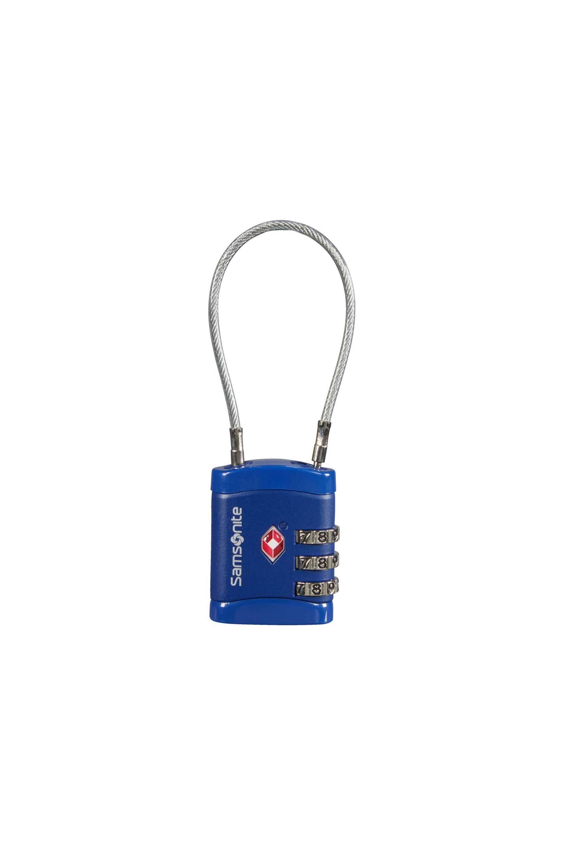 SAMSONITE Samsonite κλειδαριά ασφαλείας βαλίτσας "Cablelock 3dial TSA" - 121296 Σκούρο Μπλε