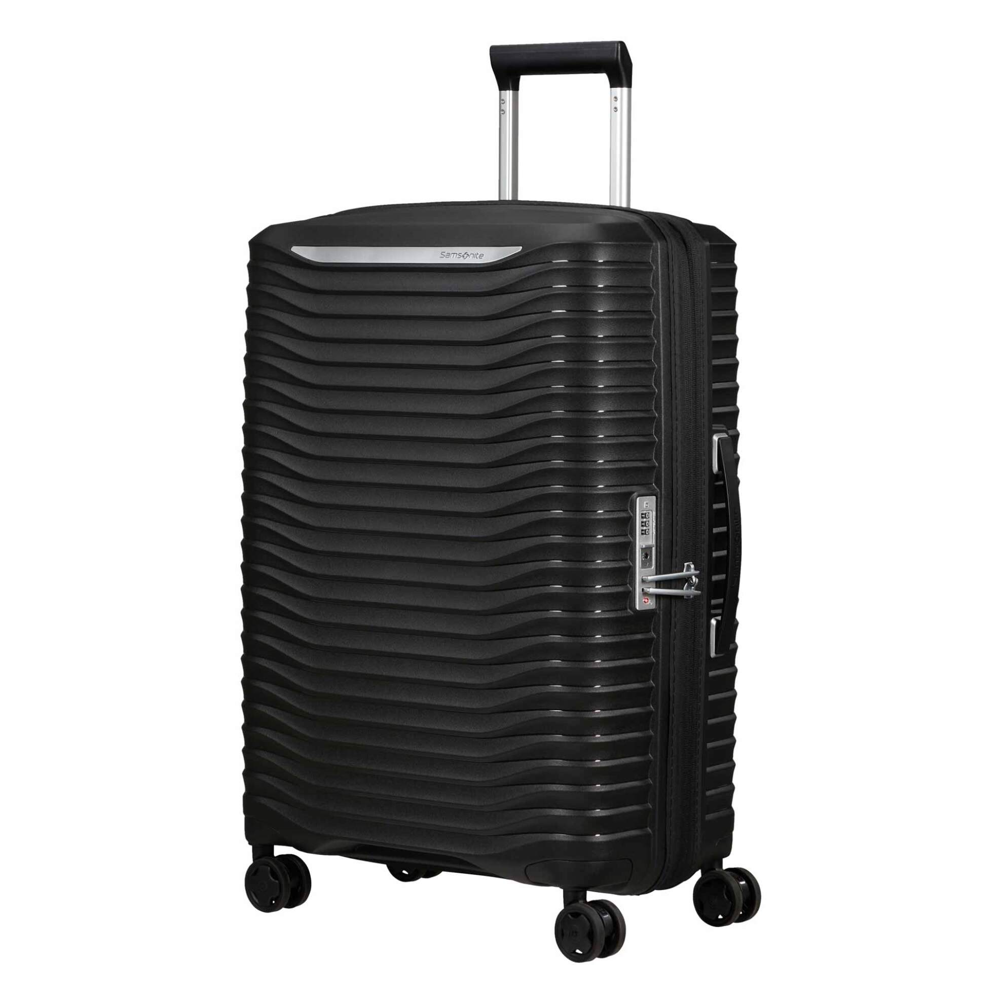 Samsonite unisex βαλίτσα trolley hard expandable "Upscape" 68 x 47 x 28 - 31 cm - 143109 Μαύρο φωτογραφία