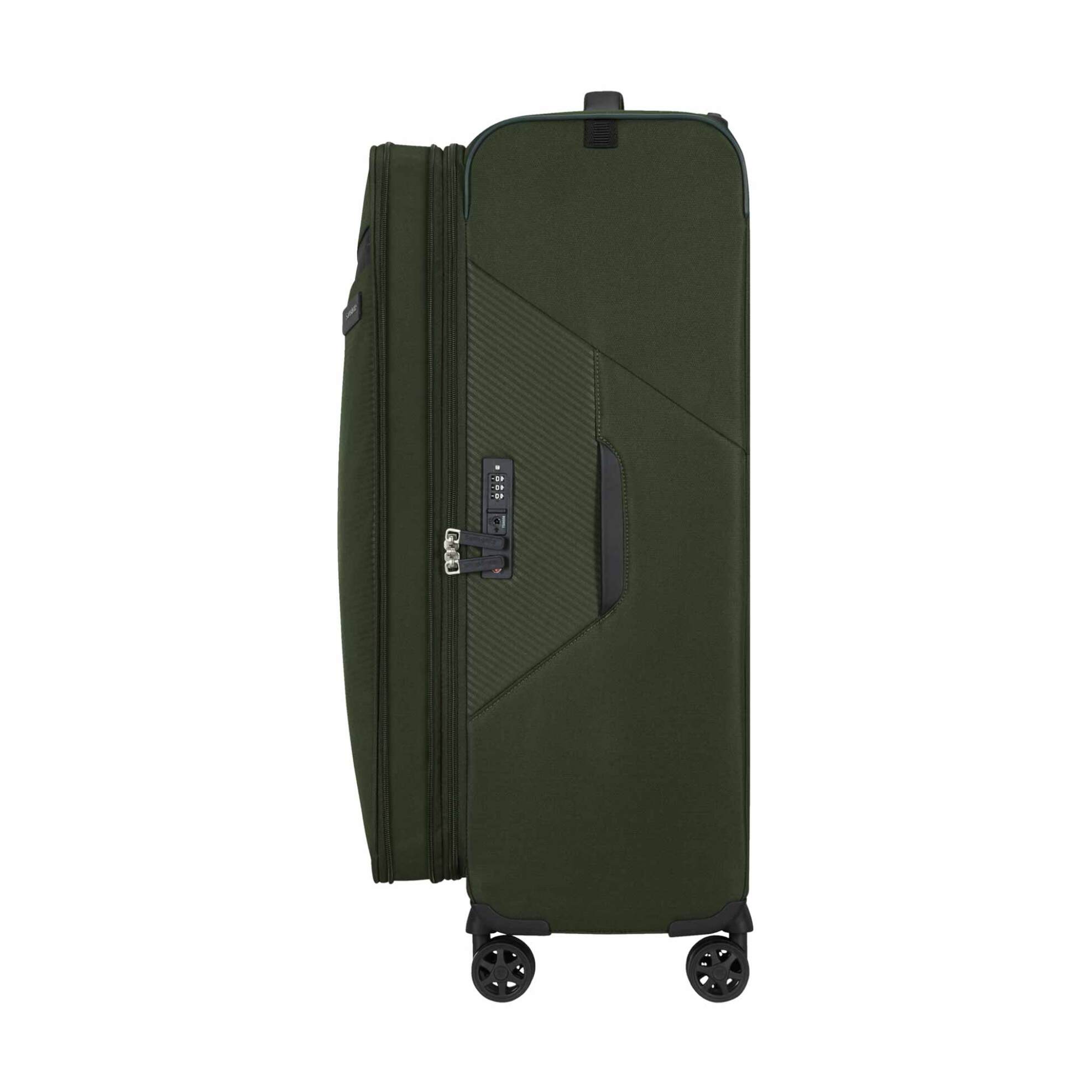 Samsonite unisex βαλίτσα trolley soft expandable "Litebeam" 77 x 47 x 28 - 31 cm - 146854 Χακί φωτογραφία
