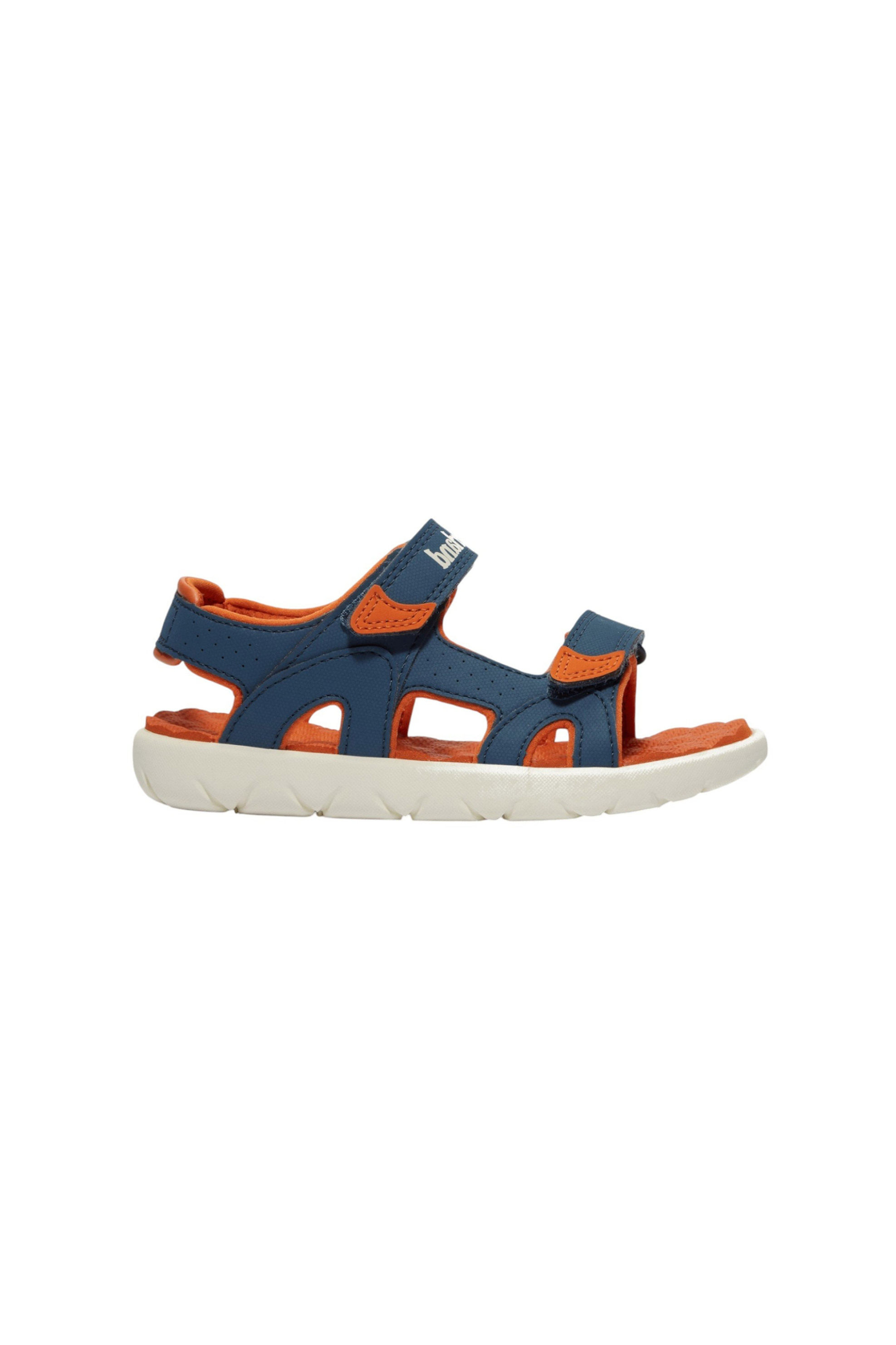 Timberland παιδικά σανδάλια με τριπλό velcro (32-37) - TB0A5M2DL791 Μπλε Σκούρο