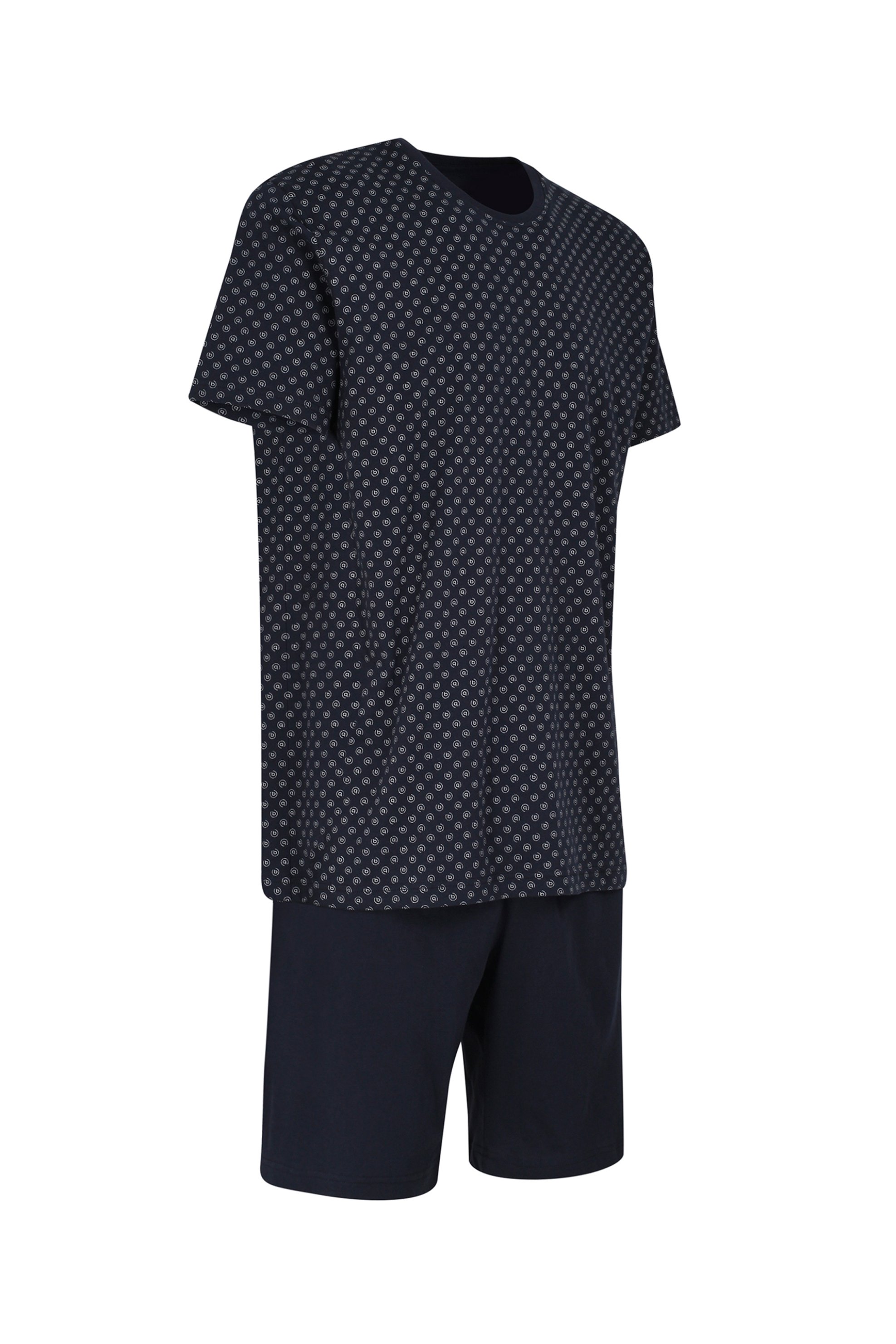 Bugatti ανδρική πιτζάμα με all-over print - 56091-48/58 Μπλε Σκούρο φωτογραφία