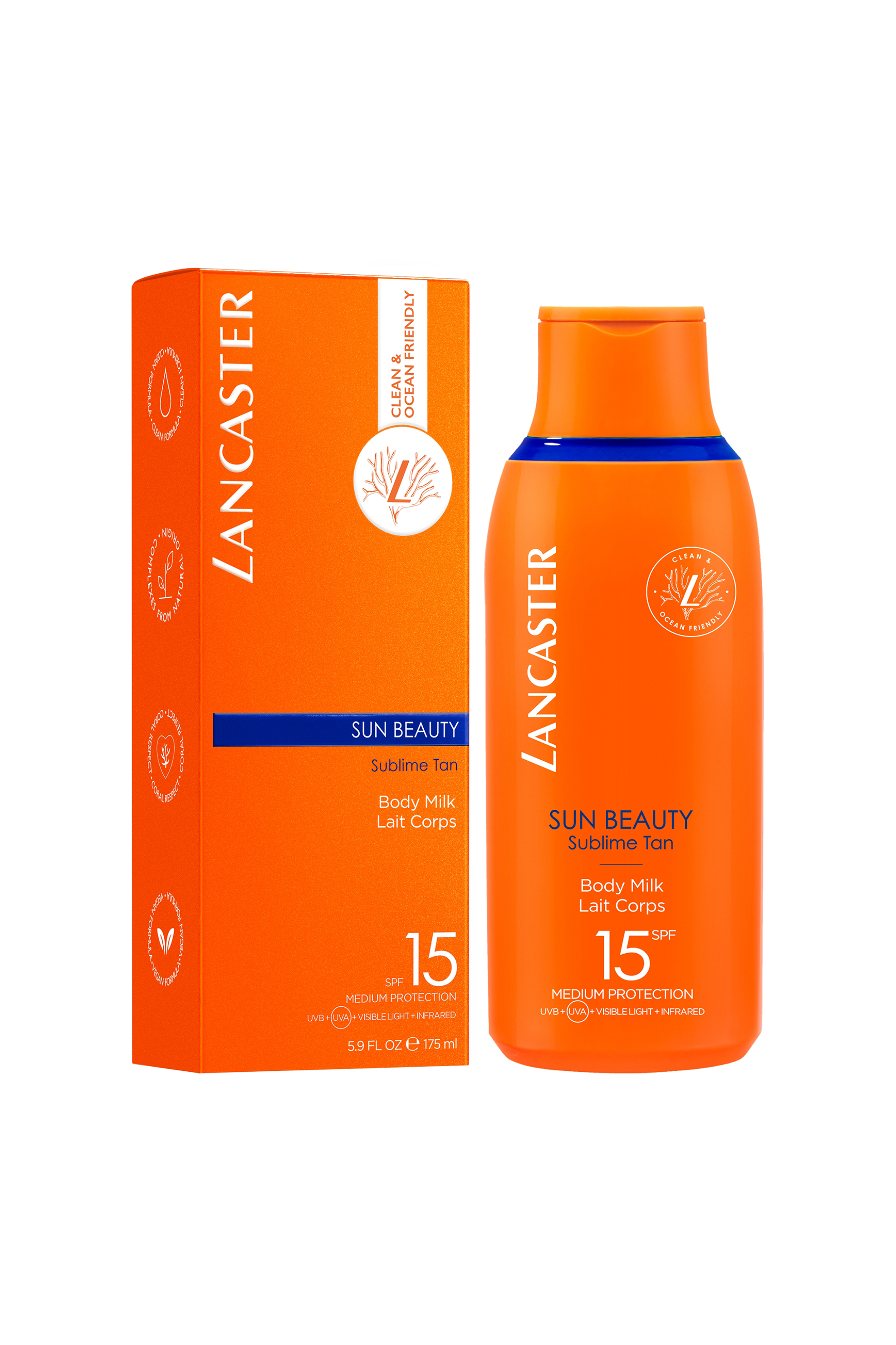 Lancaster Sun Beauty Body Milk SPF15 175 ml - 8571047564 φωτογραφία