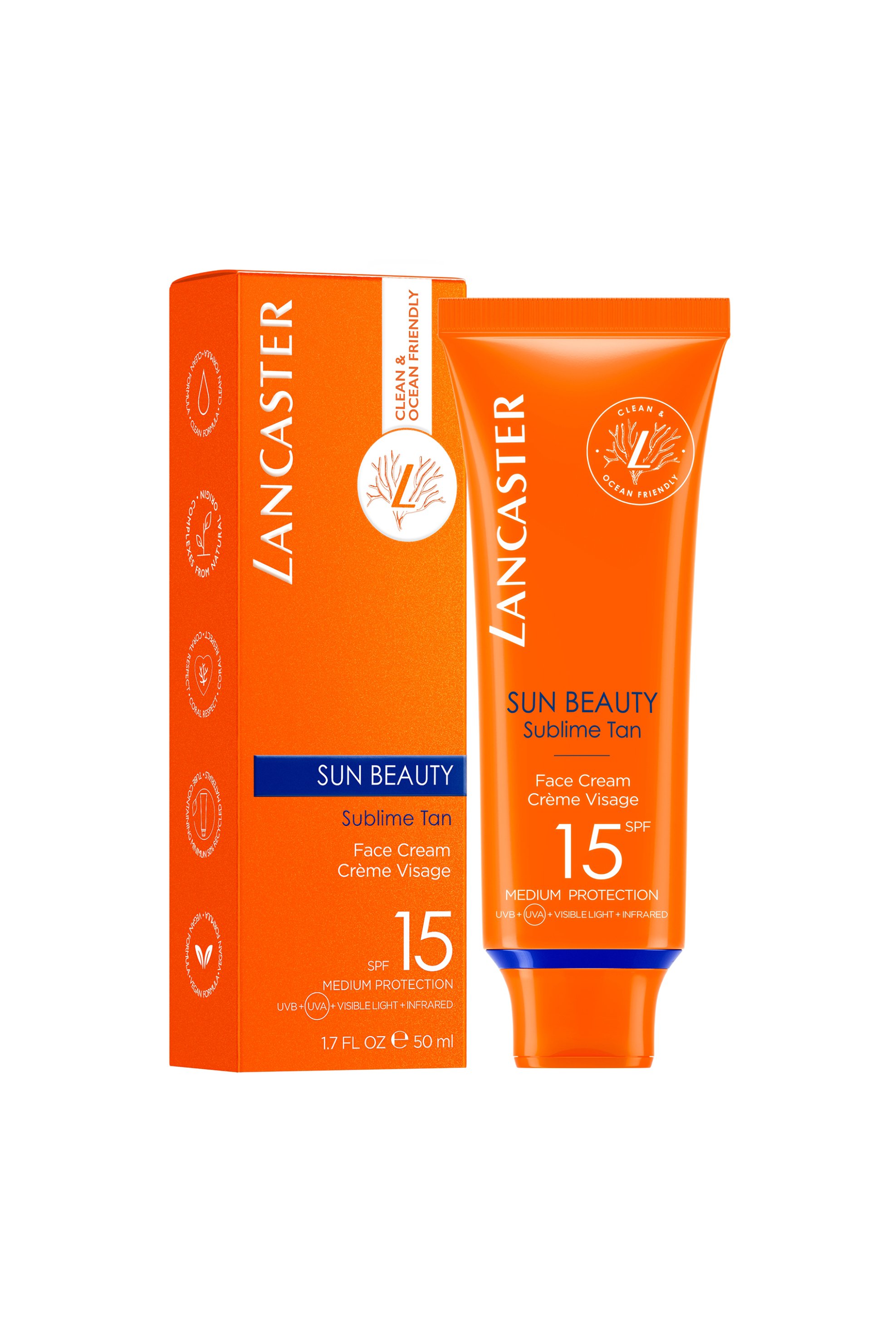 Lancaster Sun Beauty Face Cream Fluid SPF15 50 ml - 8571047568 φωτογραφία