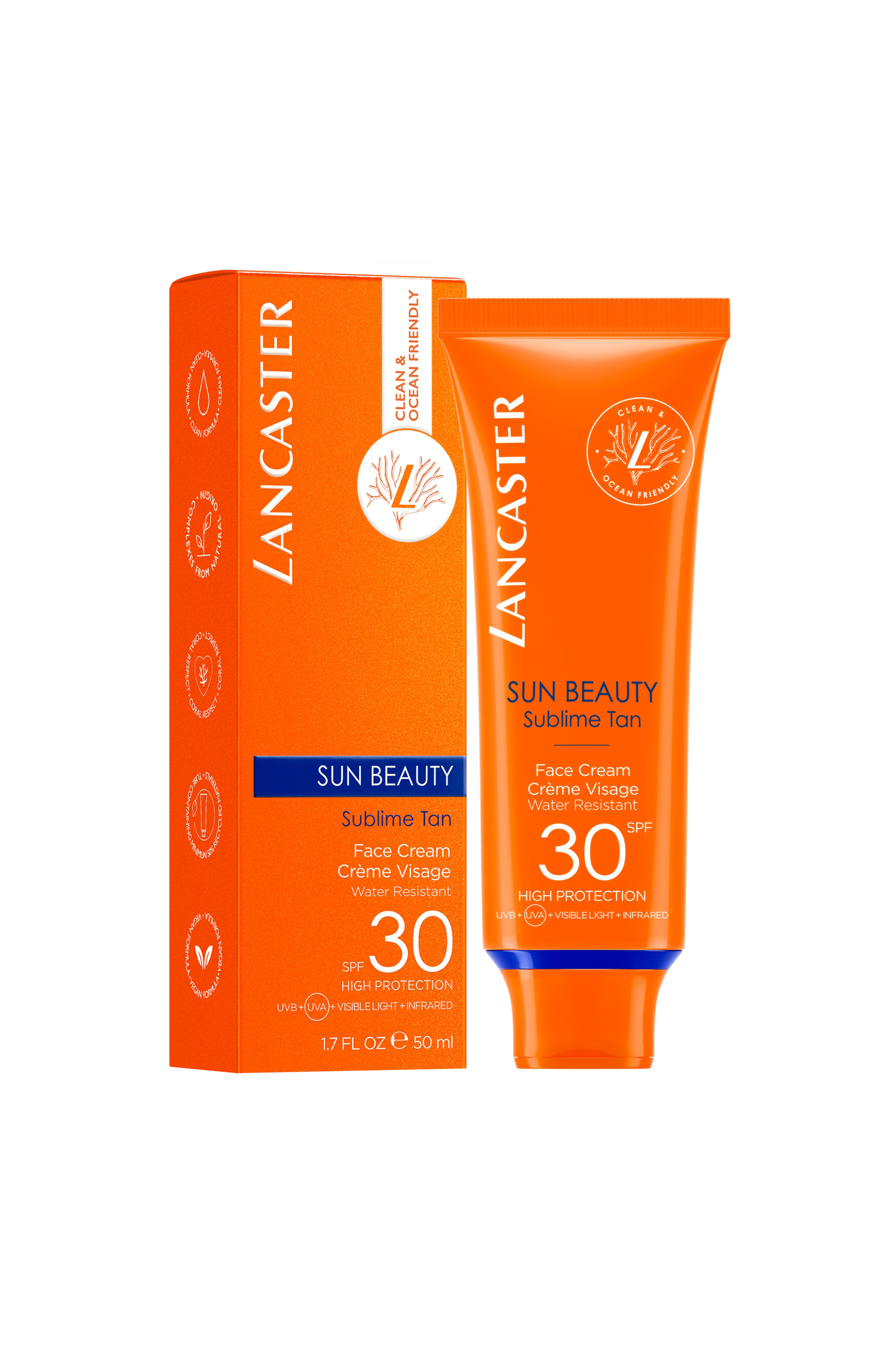 Lancaster Sun Beauty Face Cream Fluid SPF30 50 ml - 8571047569 φωτογραφία