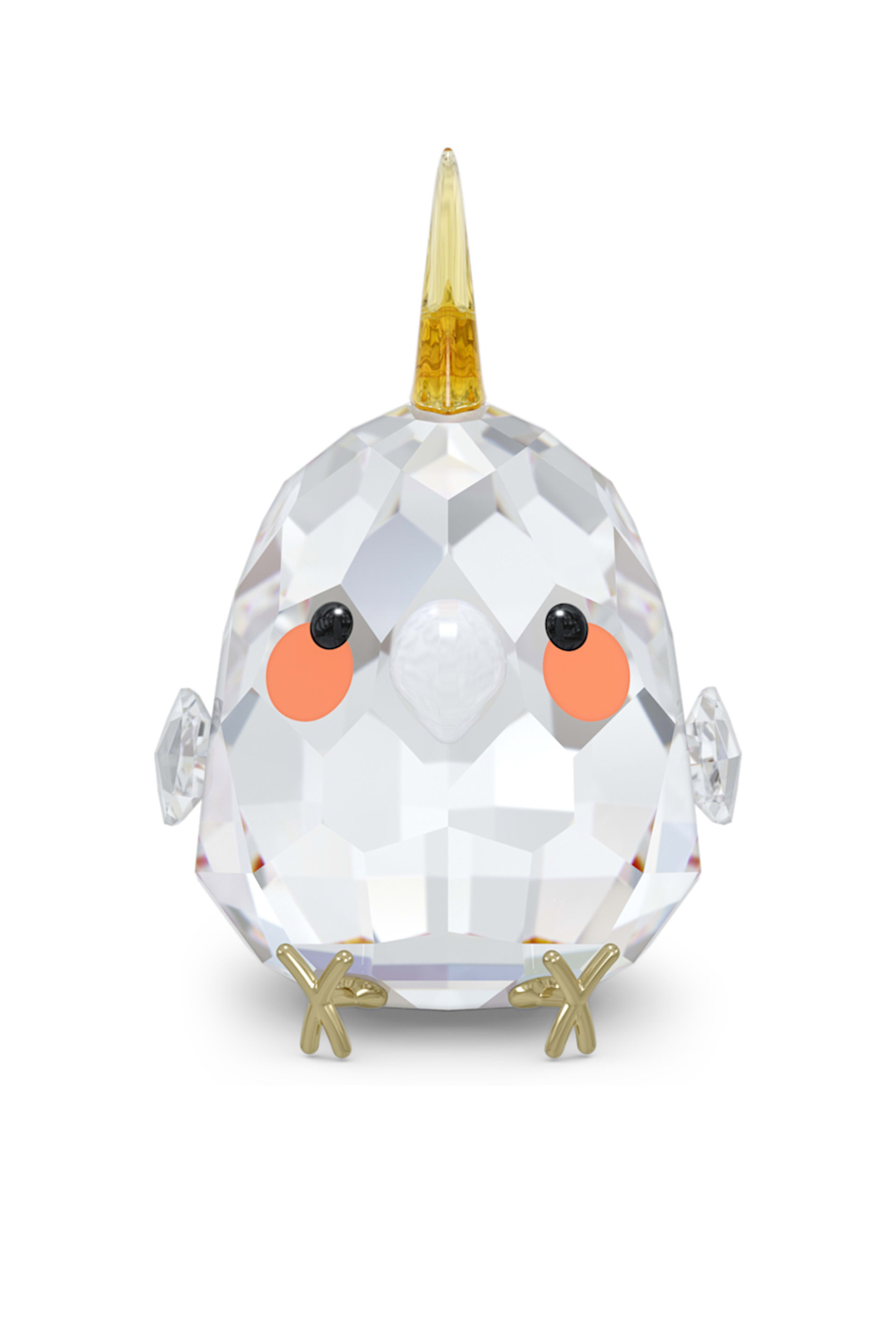 Swarovski κρυστάλλινο και μεταλλικό πουλί κίτρινο κοκατίλ "All you Need are Birds" - 5644845