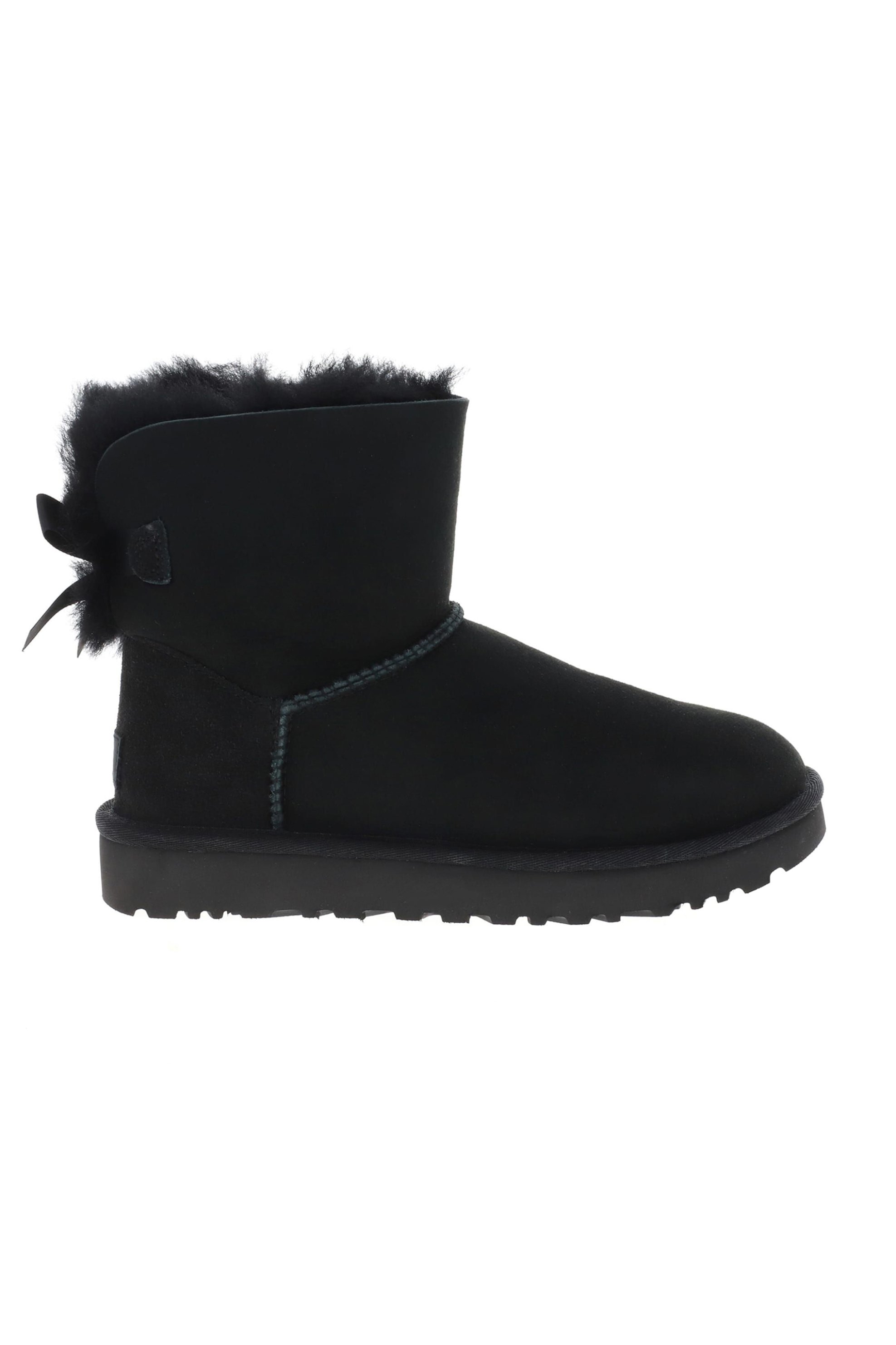 UGG Ugg γυναικεία μποτάκια με φιόγκο ''Mini Balley Bow II'' - 1016501 Μαύρο
