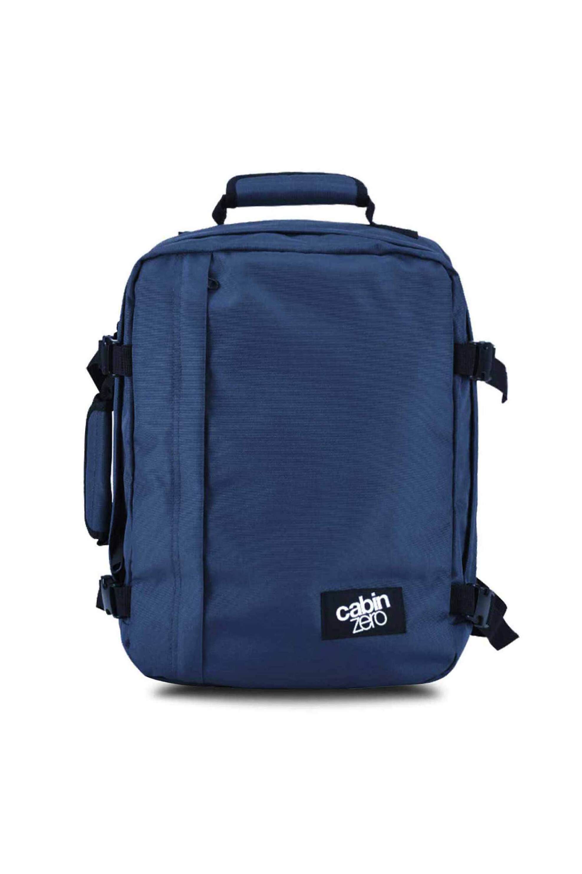 Cabin Zero unisex backpack μονόχρωμο με θήκη laptop και πλαϊνή λαβή χειρός "Military 28L" - CZ081205