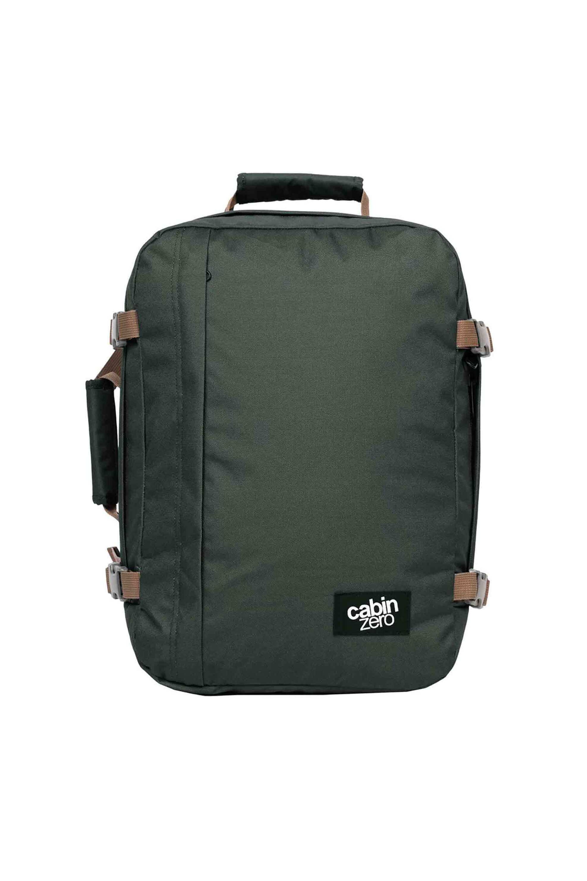 Cabin Zero unisex backpack μονόχρωμο με θήκη laptop και πλαϊνή λαβή χειρός "Classic 36L" - CZ171801