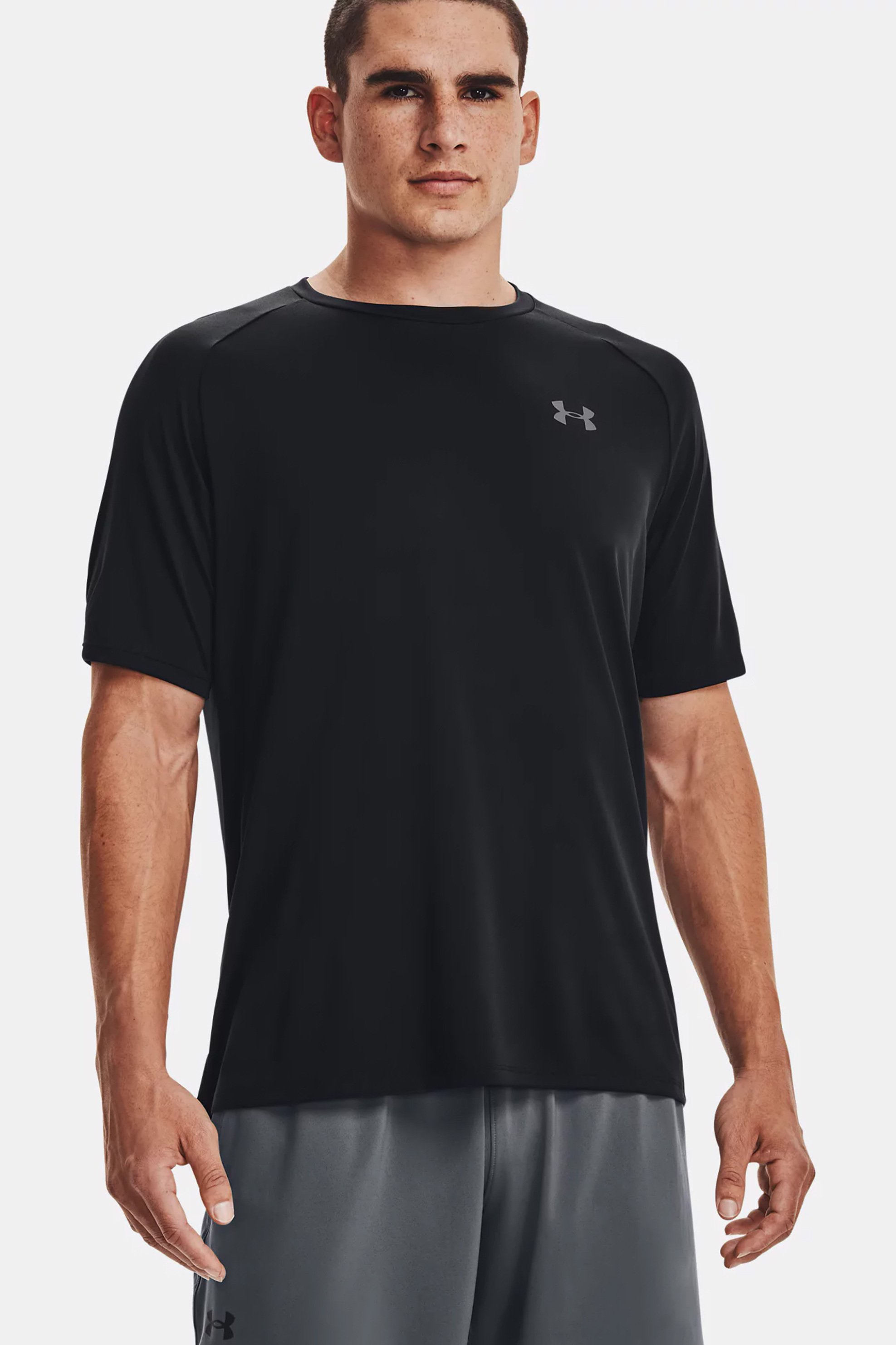 Άνδρας > ΡΟΥΧΑ > Μπλούζες > T-Shirts Under Armour ανδρικό T-shirt με logo print "UA Tech™ 2.0" - 1326413 Μαύρο