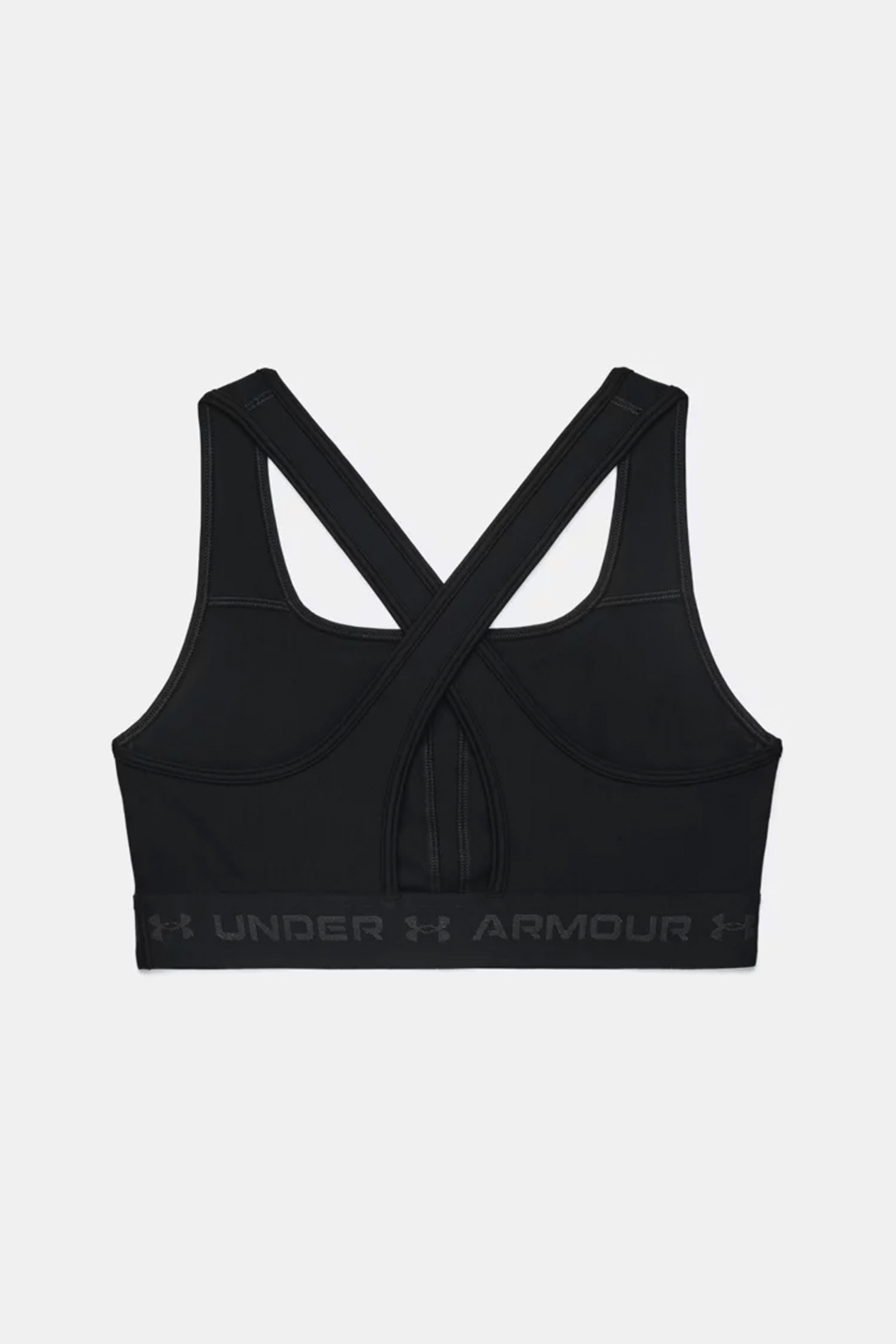 Under Armour Γυναικείο Αθλητικό Μπουστάκι Mid Crossback - 1361034 Μαύρο