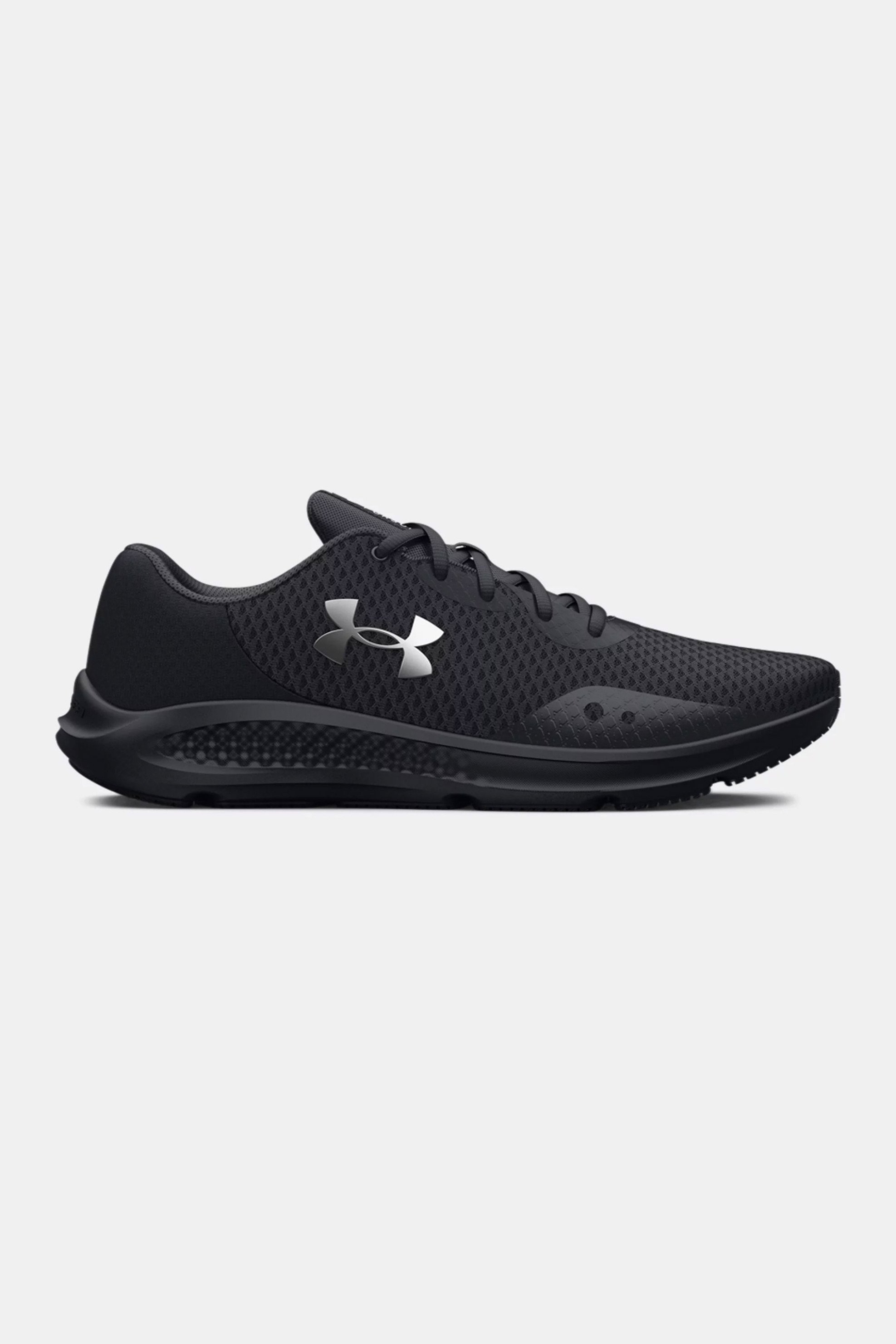 UNDER ARMOUR Under Armour γυναικεία αθλητικά παπούτσια με λογότυπο στο πλάϊ " BPS Pursuit 3 AC Running Low" - 3024889 Μαύρο