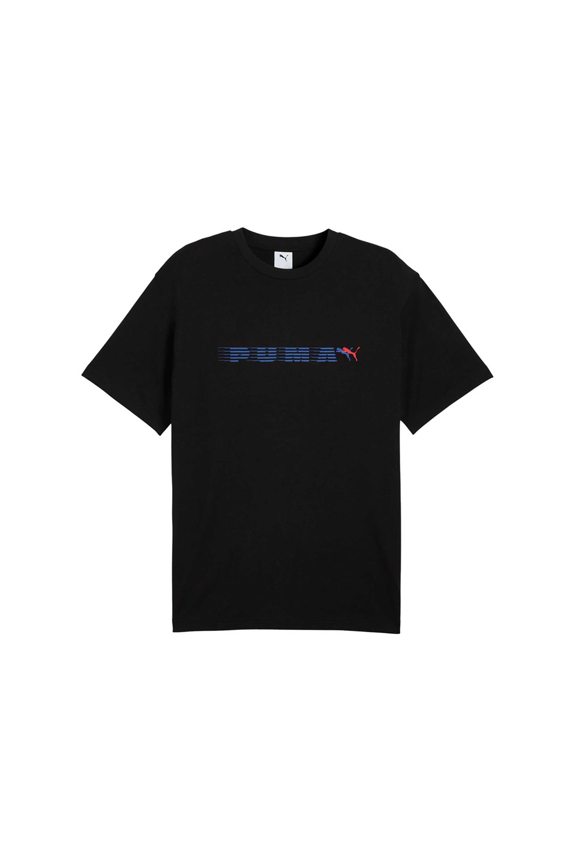 Puma ανδρικό T-shirt με λογότυπο Relaxed Fit "Graphic Basketball" - 633260 Μαύρο