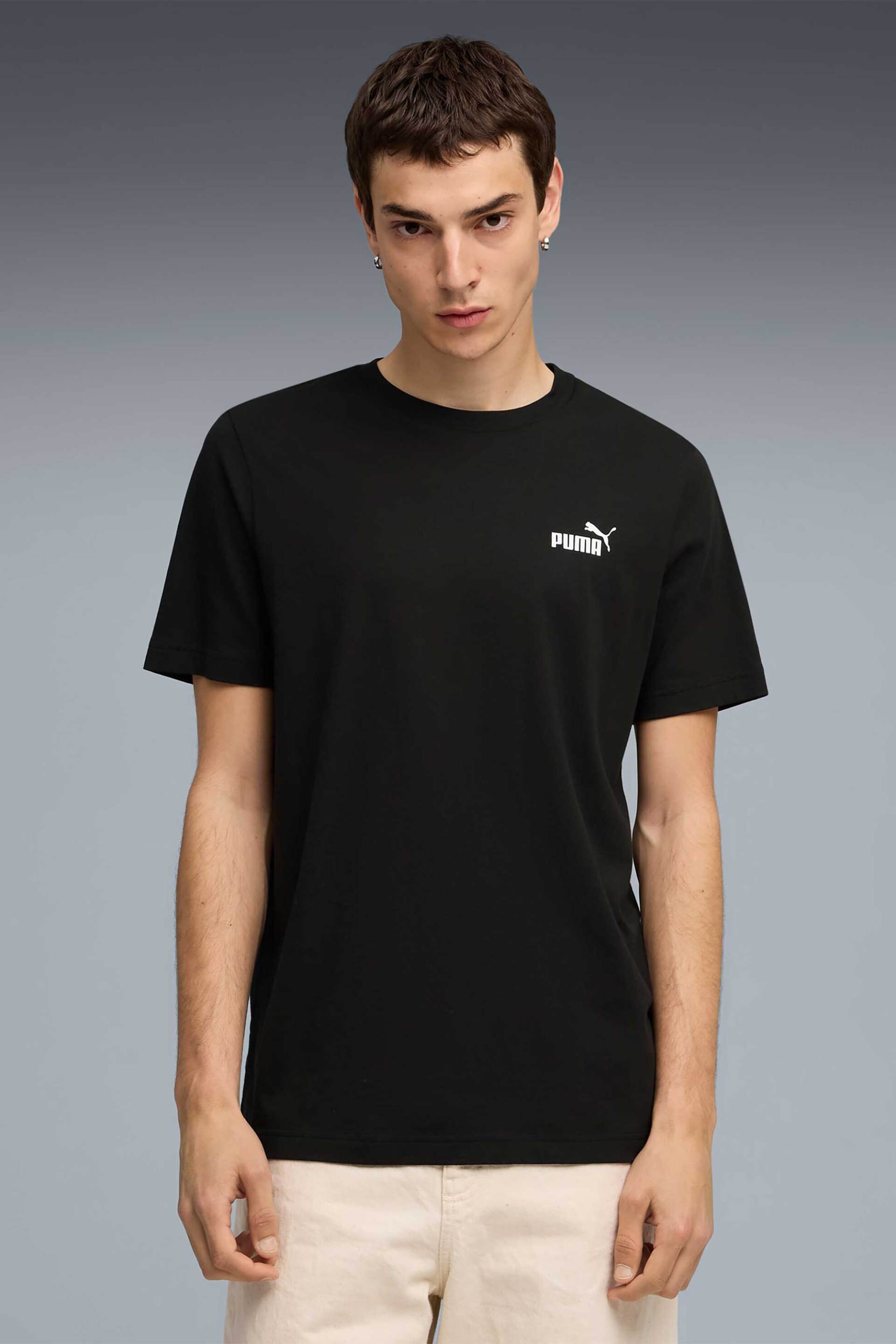 Puma ανδρικό T-shirt με λογότυπο Regular Fit "Graphic Execution" - 688042 Μαύρο