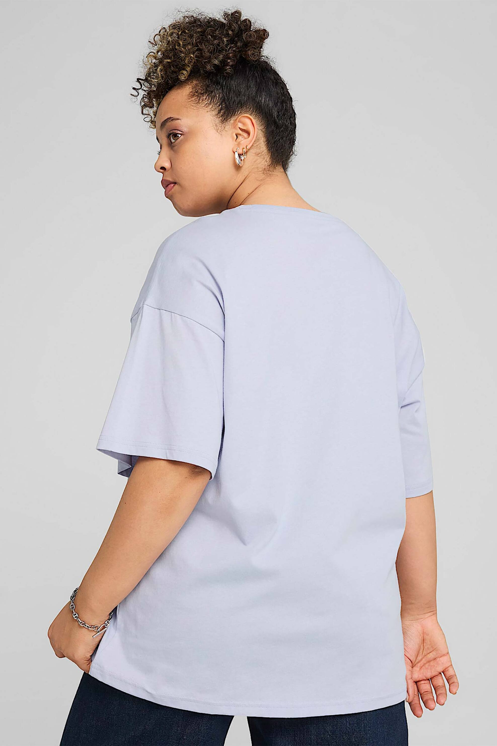 Puma Γυναικείο T-Shirt με Λογότυπο Relaxed Fit Essentials - 684971 Λιλά