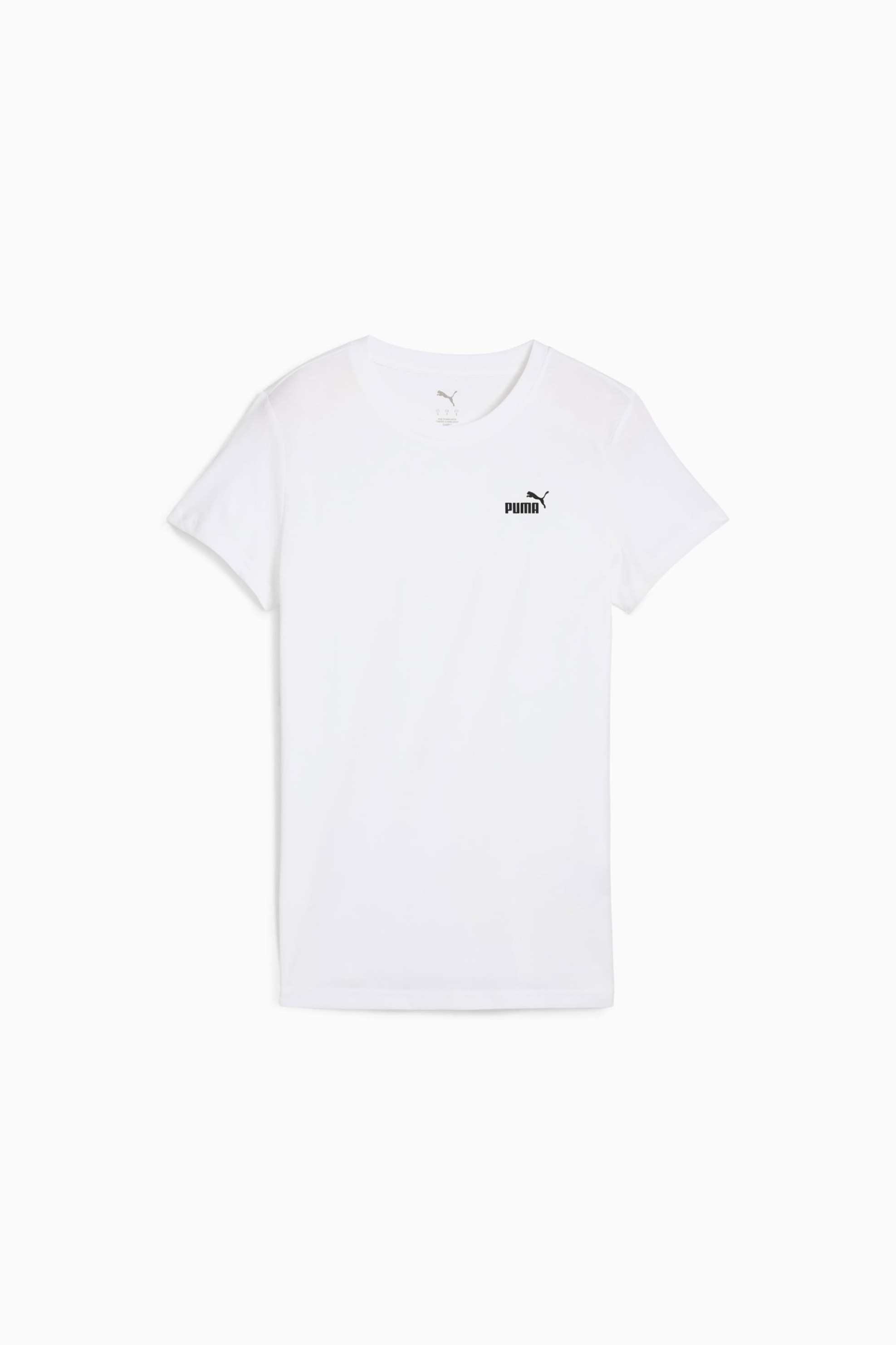 Puma Γυναικείο T-Shirt με Λογότυπο Regular Fit Essential - 682372 Λευκό