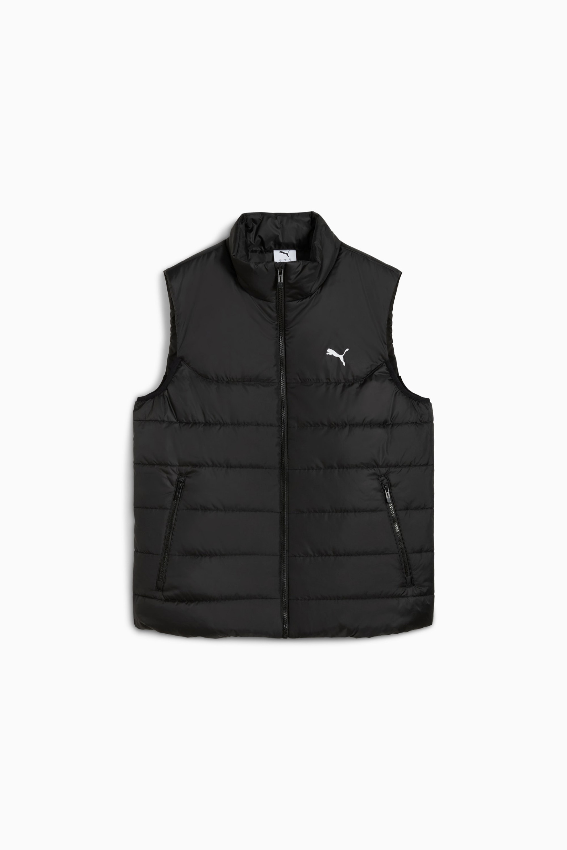 Puma Γυναικείο Αμάνικο Μπουφάν Αδιάβροχο με Καπιτονέ Σχέδιο Και Λογότυπο Regular Fit Essentials - 685229 Μαύρο