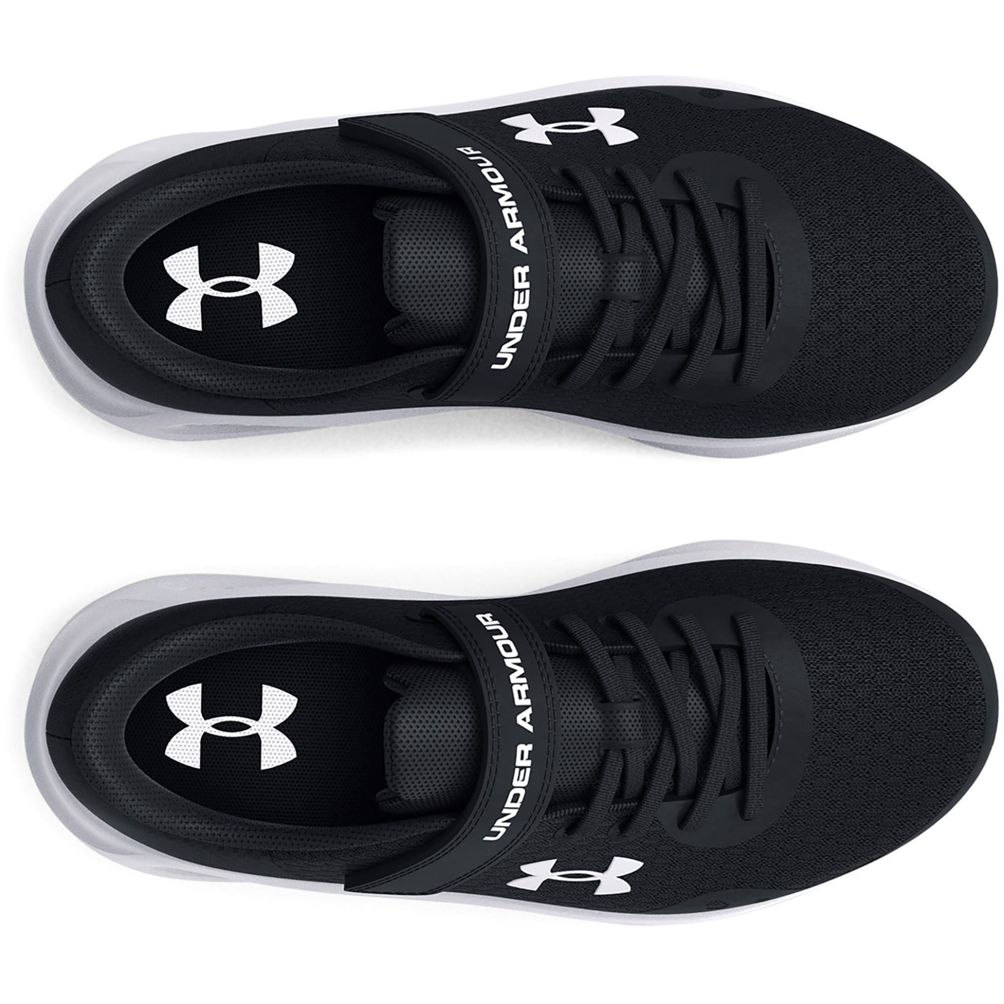 Under Armour Παιδικά Αθλητικά Παπούτσια με Κορδόνια Και Λογότυπο Bps Pursuit 3 Ac Running Low - 3024988 Μαύρο