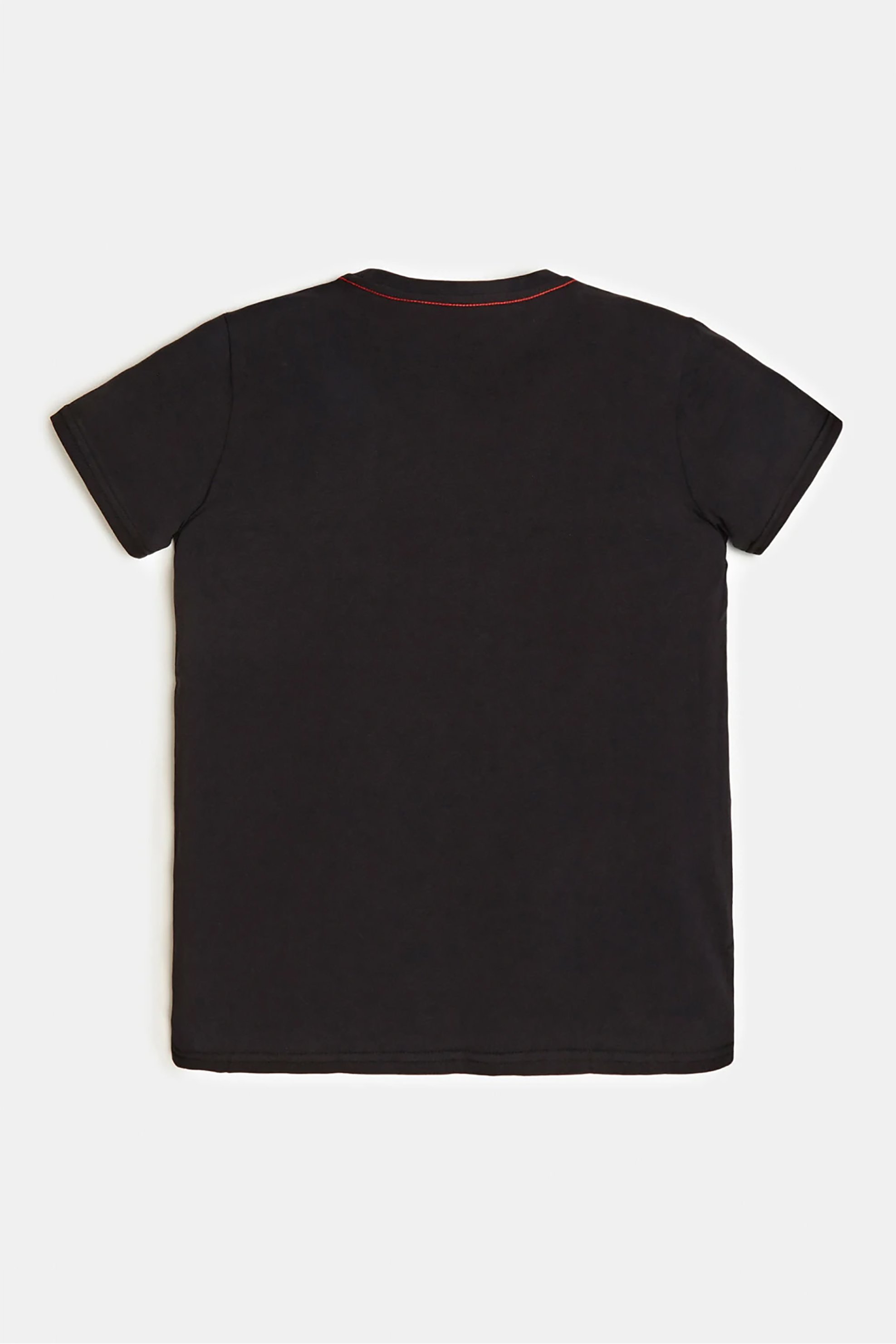 Guess παιδικό T-shirt με triangle logo print (8-16 ετών) - L73I55K8HM0 Μαύρο φωτογραφία