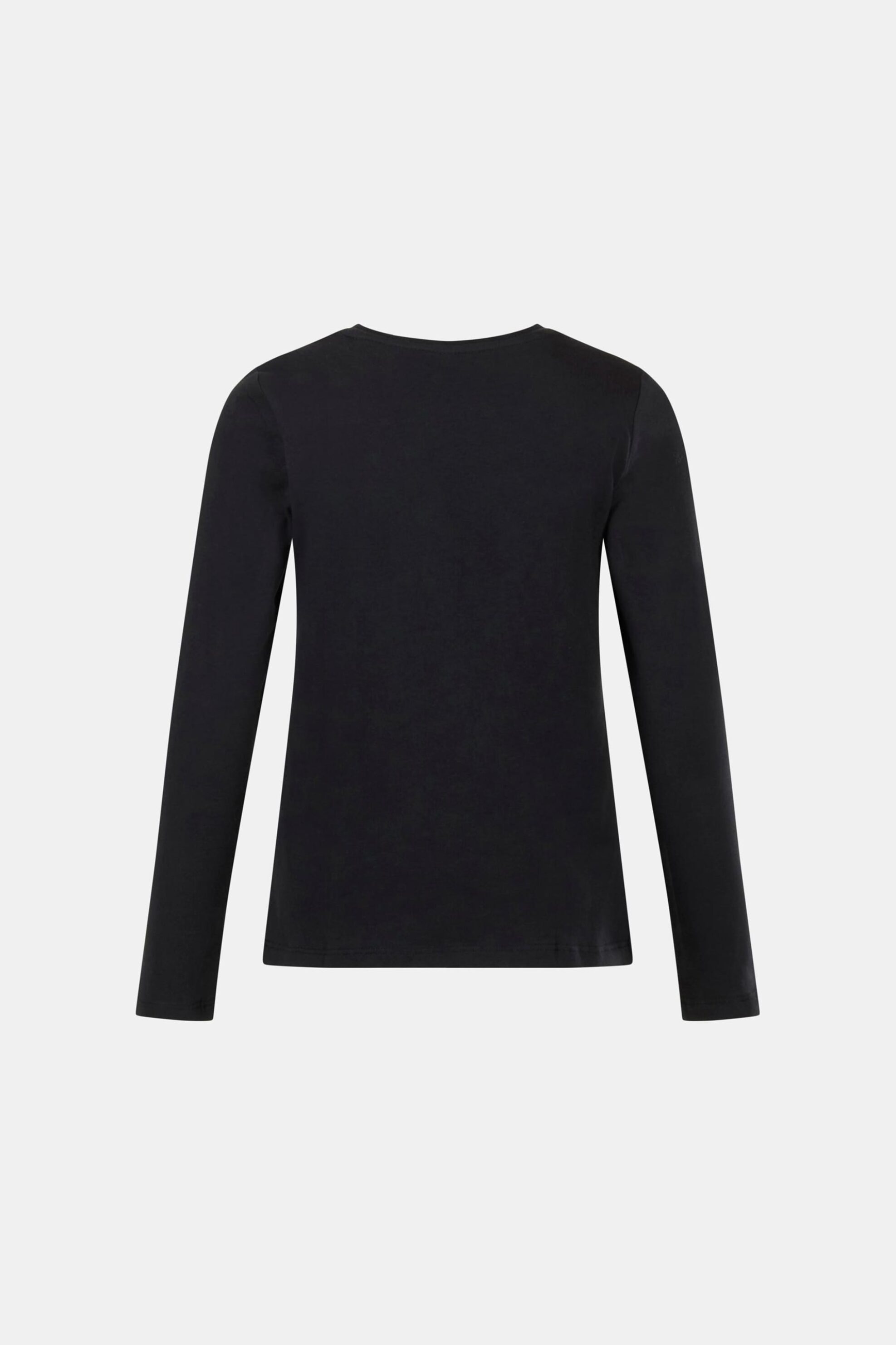 Guess παιδική μπλούζα μονόχρωμη με λογότυπο μπροστά (8-16 ετών) - J84I36K8HM0 Μαύρο φωτογραφία