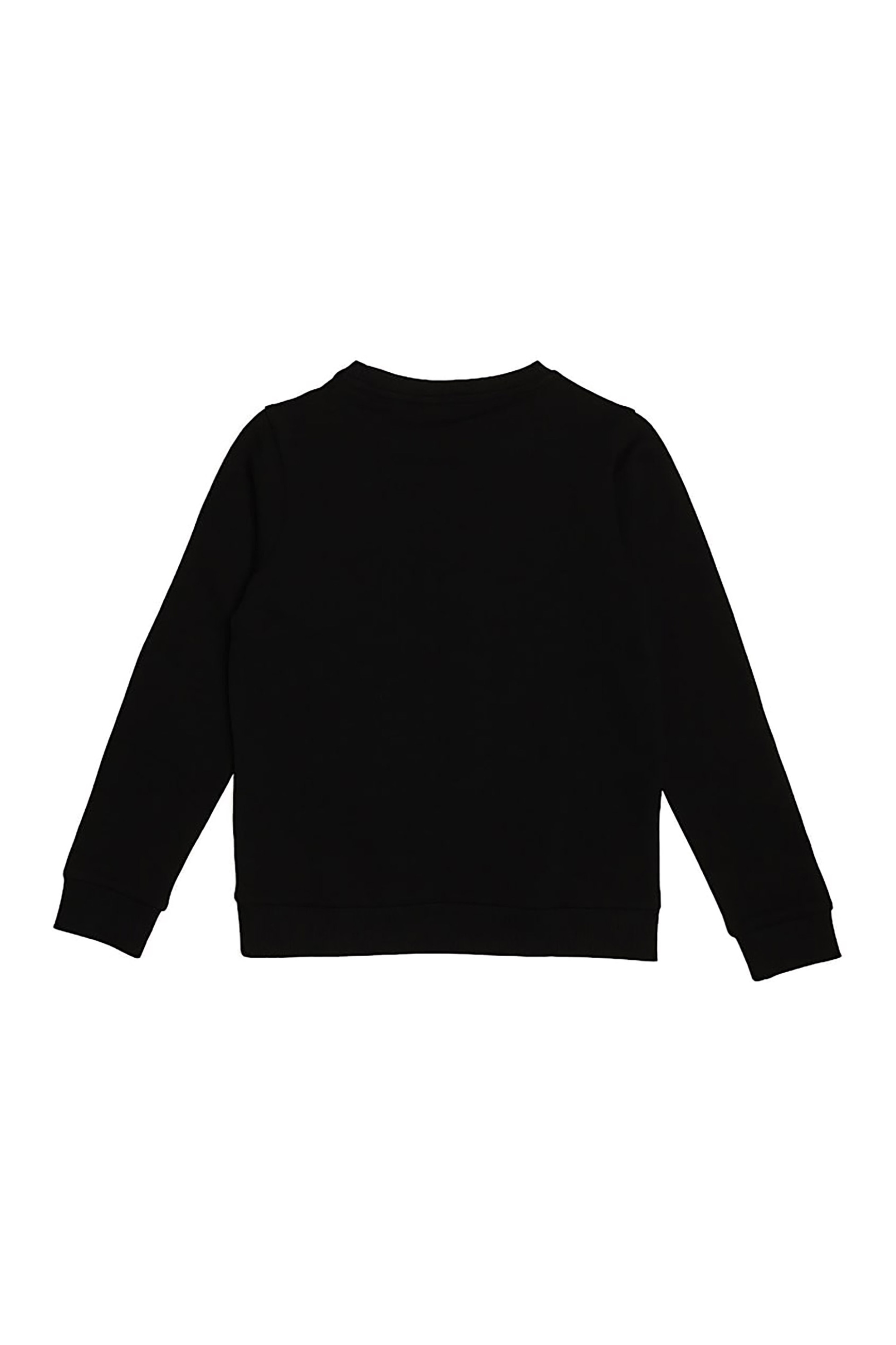 Guess παιδική μπλούζα φούτερ βαμβακερή με λογότυπο μπροστά - L73Q09KAUG0 Μαύρο φωτογραφία