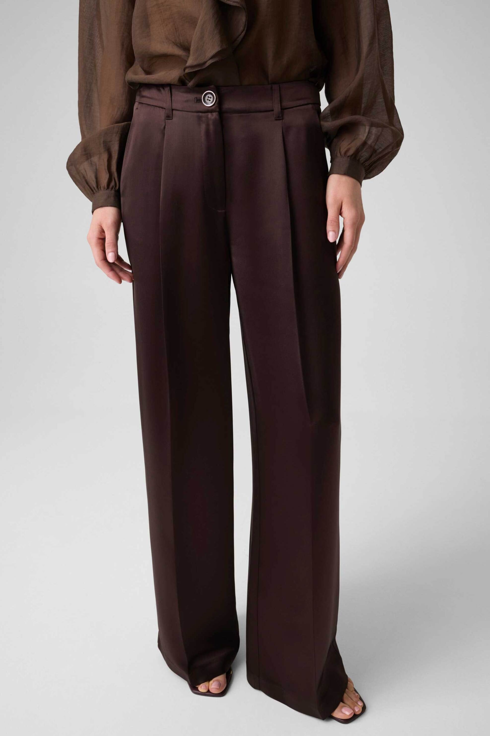 Guess γυναικείο παντελόνι Wide Leg 