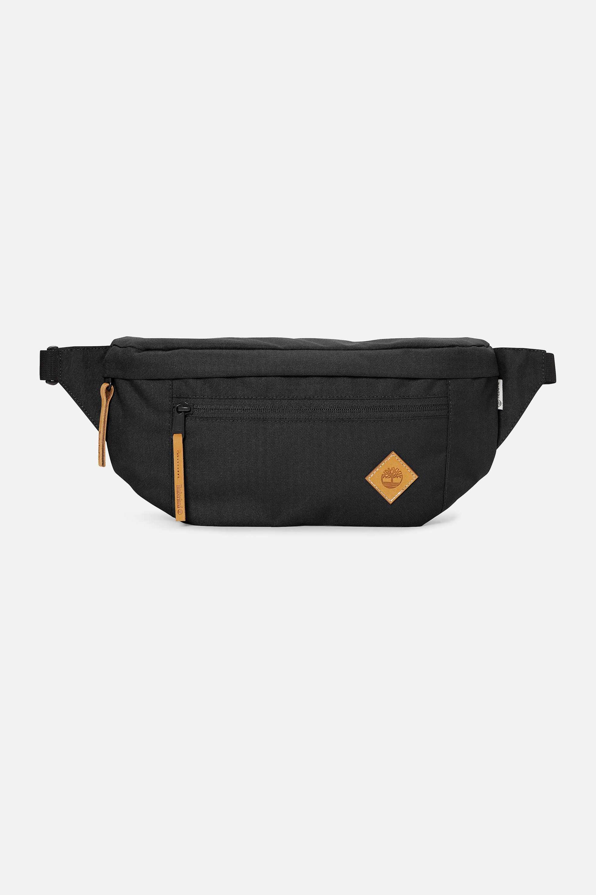 Timberland unisex τσαντάκι μέσης με tree logo patch - TB0A61HK0011 Μαύρο