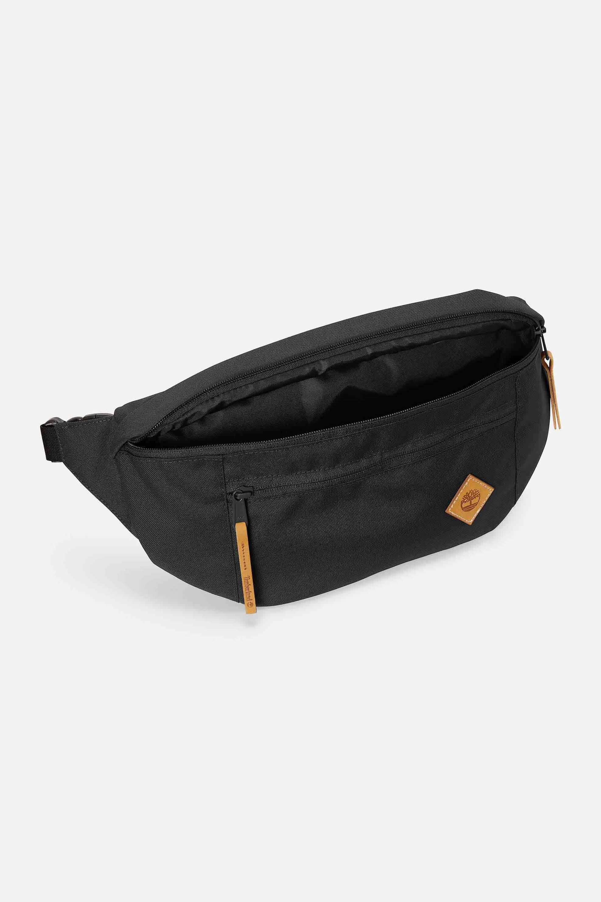 Timberland Unisex Τσαντάκι Μέσης με Tree Logo Patch - Tb0A61Hk0011 Μαύρο