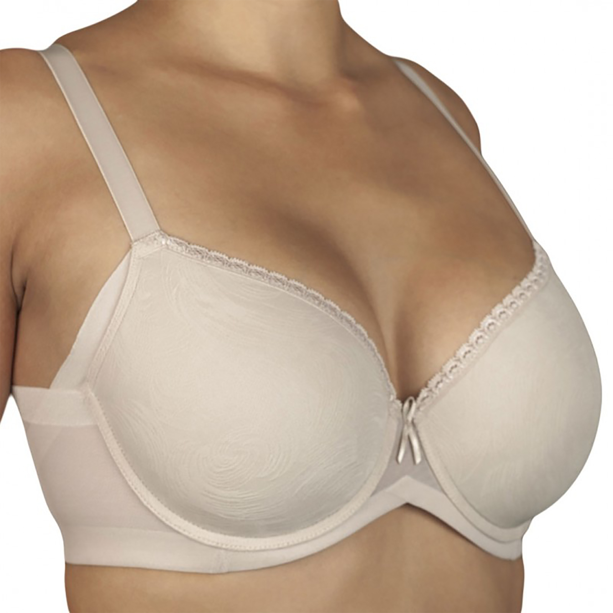 Selene γυναικείο σουτιέν με σχέδιο "Violeta" Cup D - SELE-VIOLETA/D Μπεζ φωτογραφία