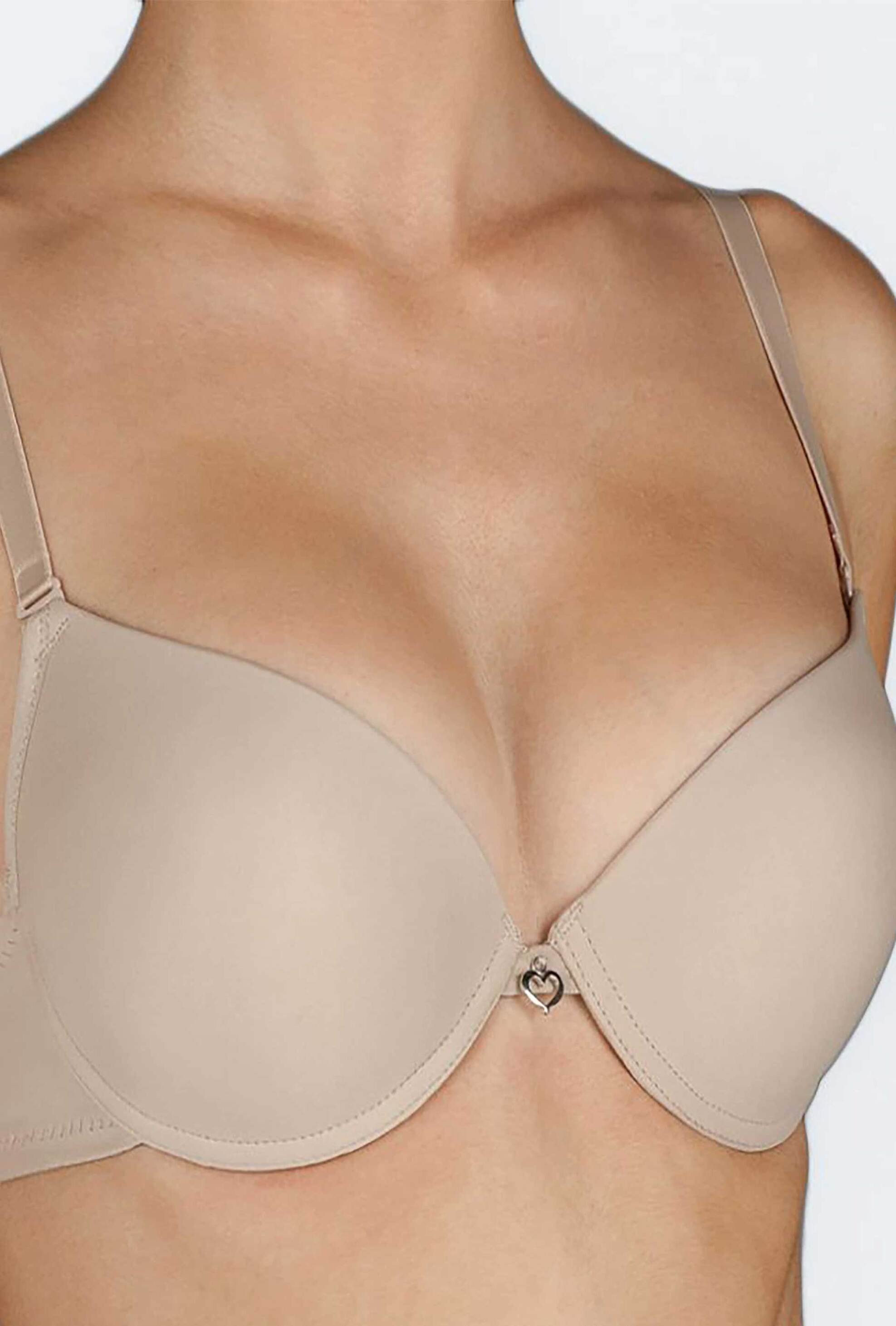 Selene γυναικείο σουτιέν μονόχρωμο πολυμορφικό "Lola" Cup B - SELE-LOLA/B/ITALIA Μπεζ