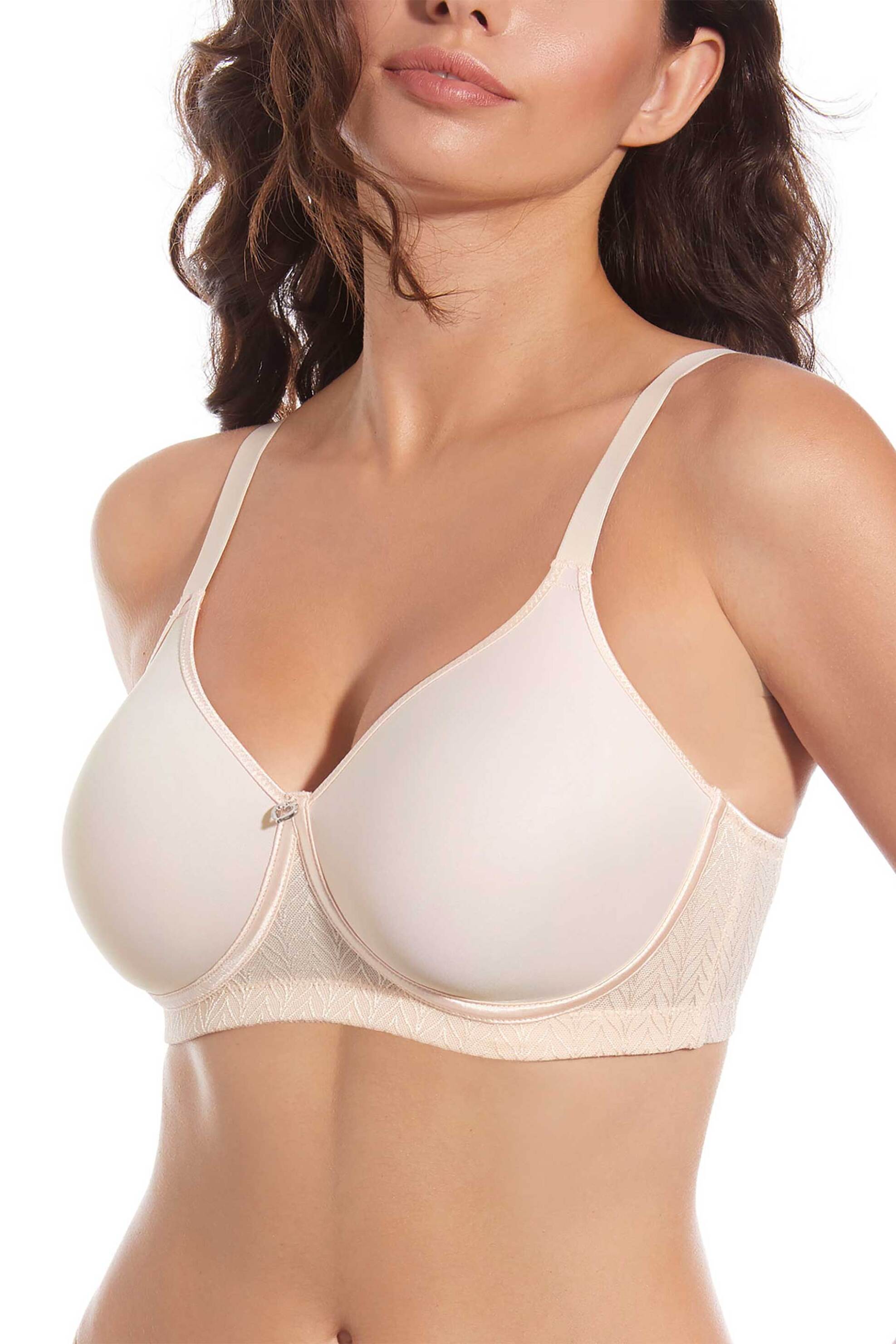 Selene γυναικείο σουτιέν με glitter λεπτομέρειες "Manuela" Cup C - SELE-MANUELA/C Ροζ